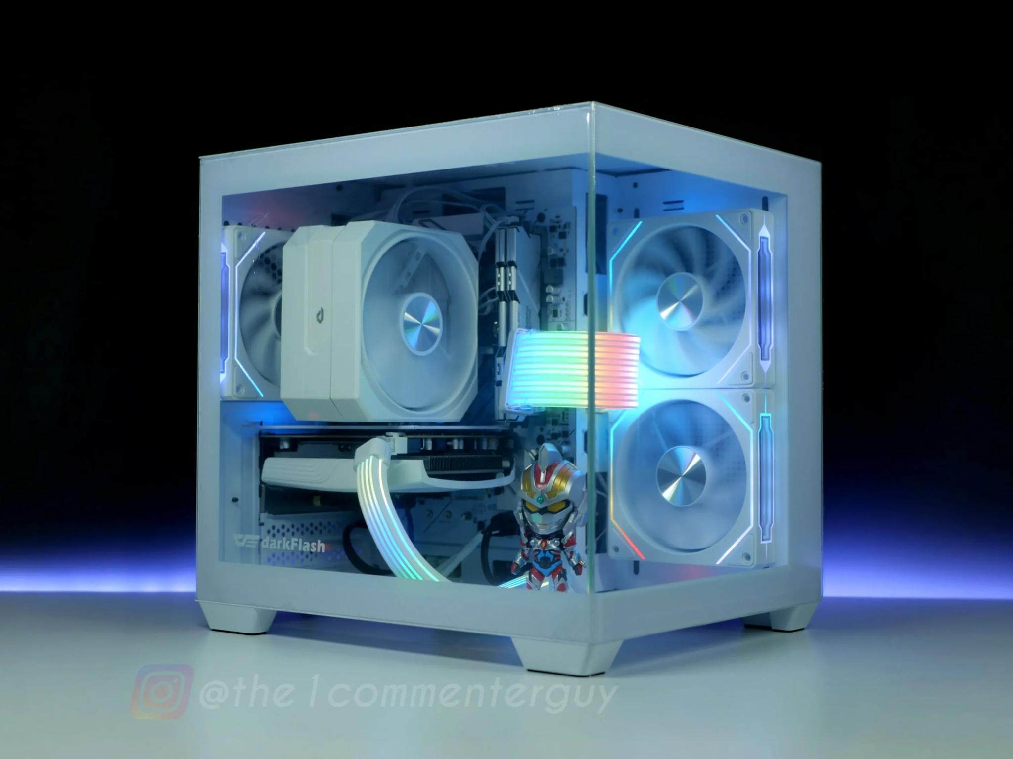 🌈|🧊 RTX 4060, Core i5, 32gb Ram, 1TB Gen 4.0 nvme White gaming PC
