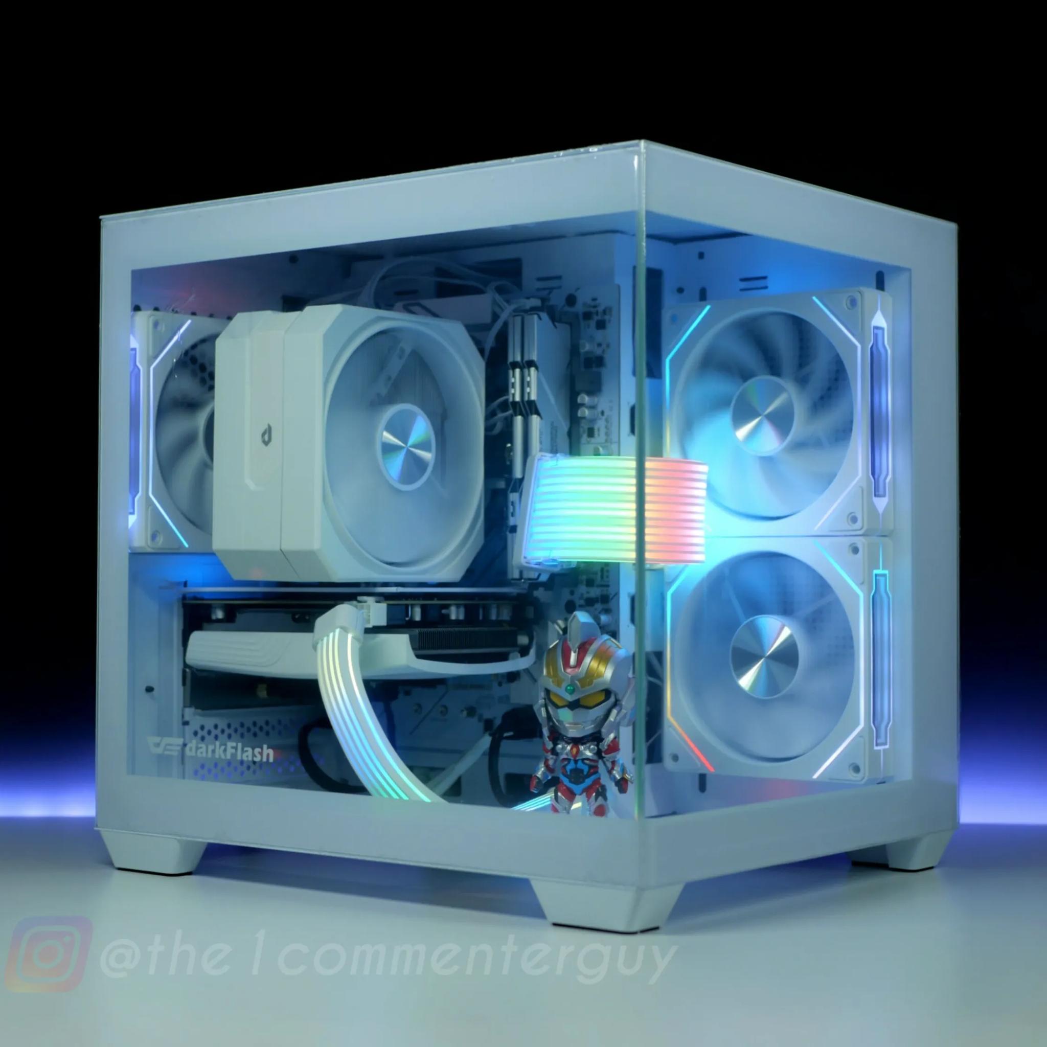 🌈|🧊 RTX 4060, Core i5, 32gb Ram, 1TB Gen 4.0 nvme White gaming PC