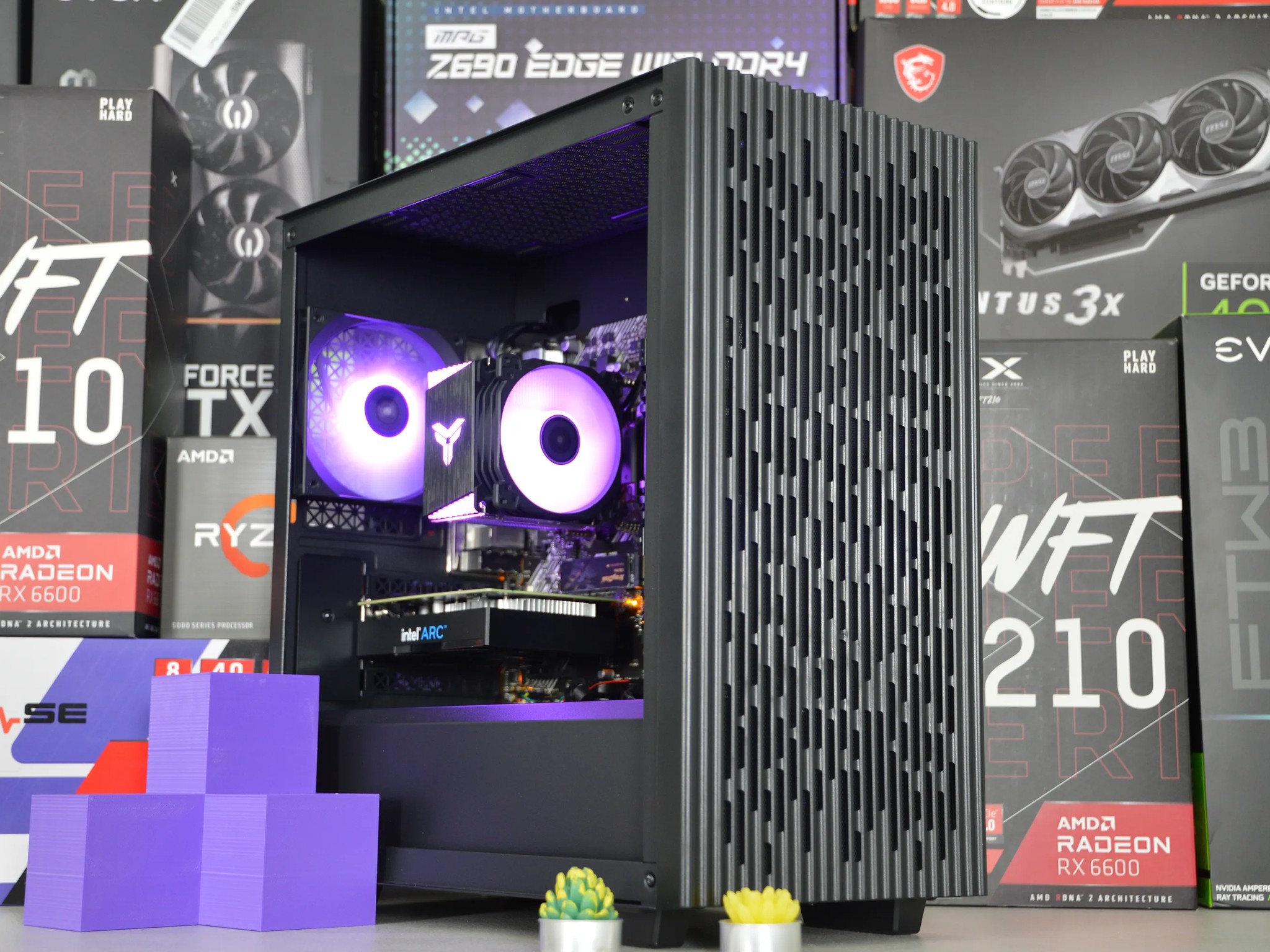 ⚡⚡ | ARC A380 6GB | RYZEN 5 3600 | 16GB DDR4 RAM | 1TB NVME SSD | Electric Arc 2.0 |