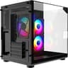 3 glass panel infinity fan case x3 120mm fans