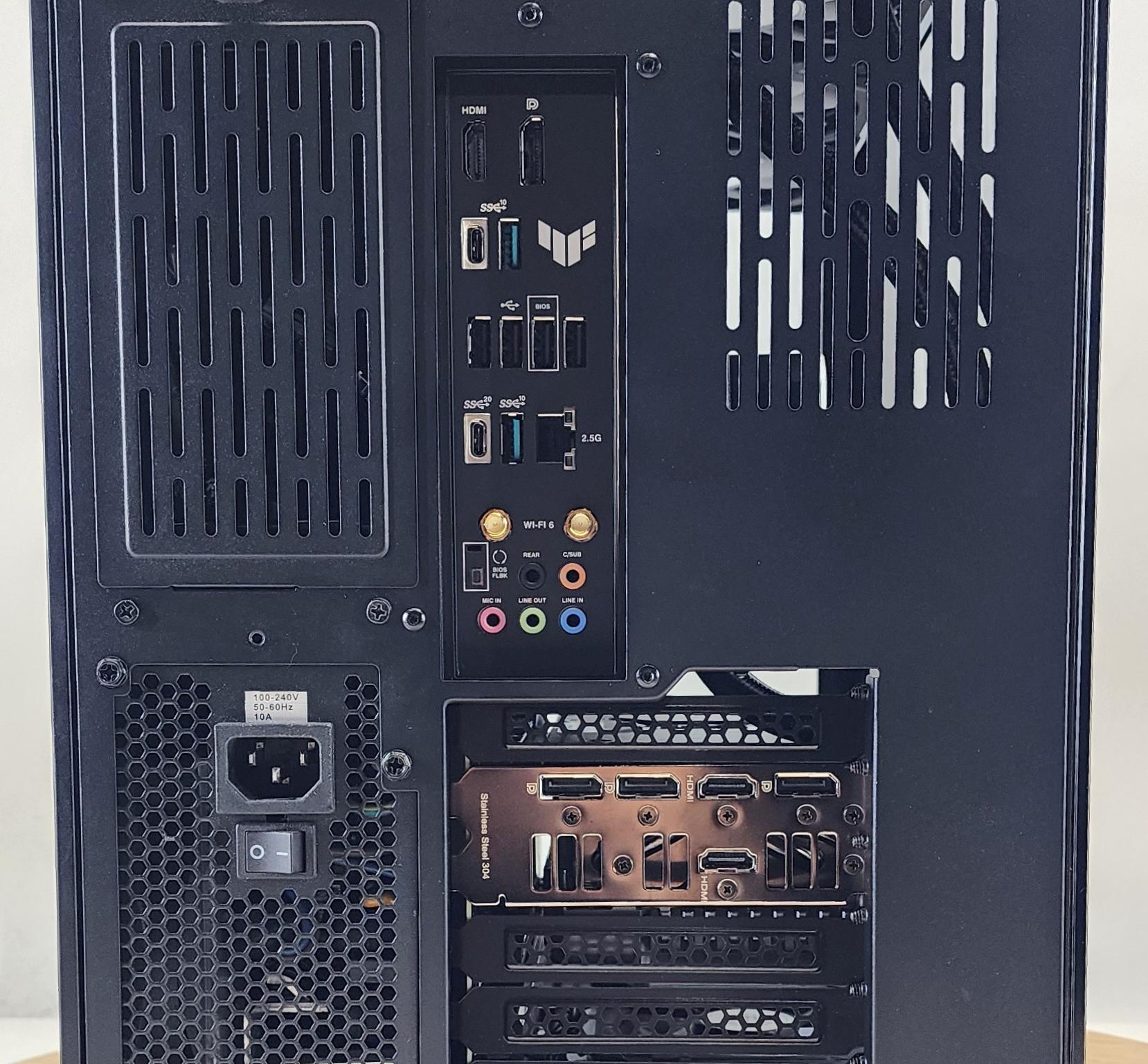 Gaming PC Ryzen 7 7800X3D 32GB RAM 1TB SSD RTX 4070 Ti 12GB Windows 11 Computer