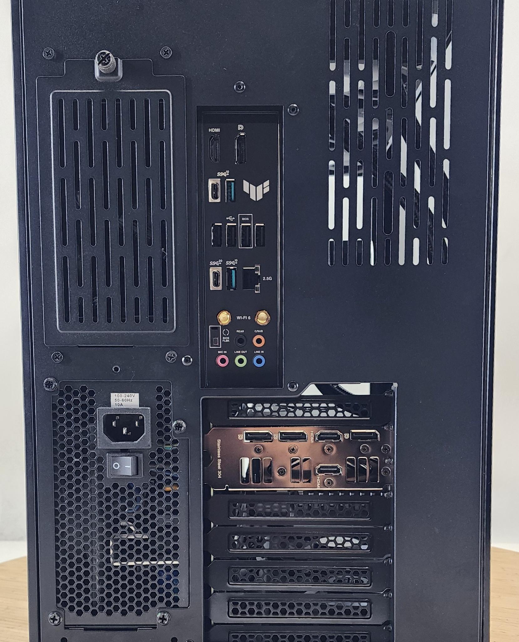 Gaming PC Ryzen 7 7800X3D 32GB RAM 1TB SSD RTX 4070 Ti 12GB Windows 11 Computer