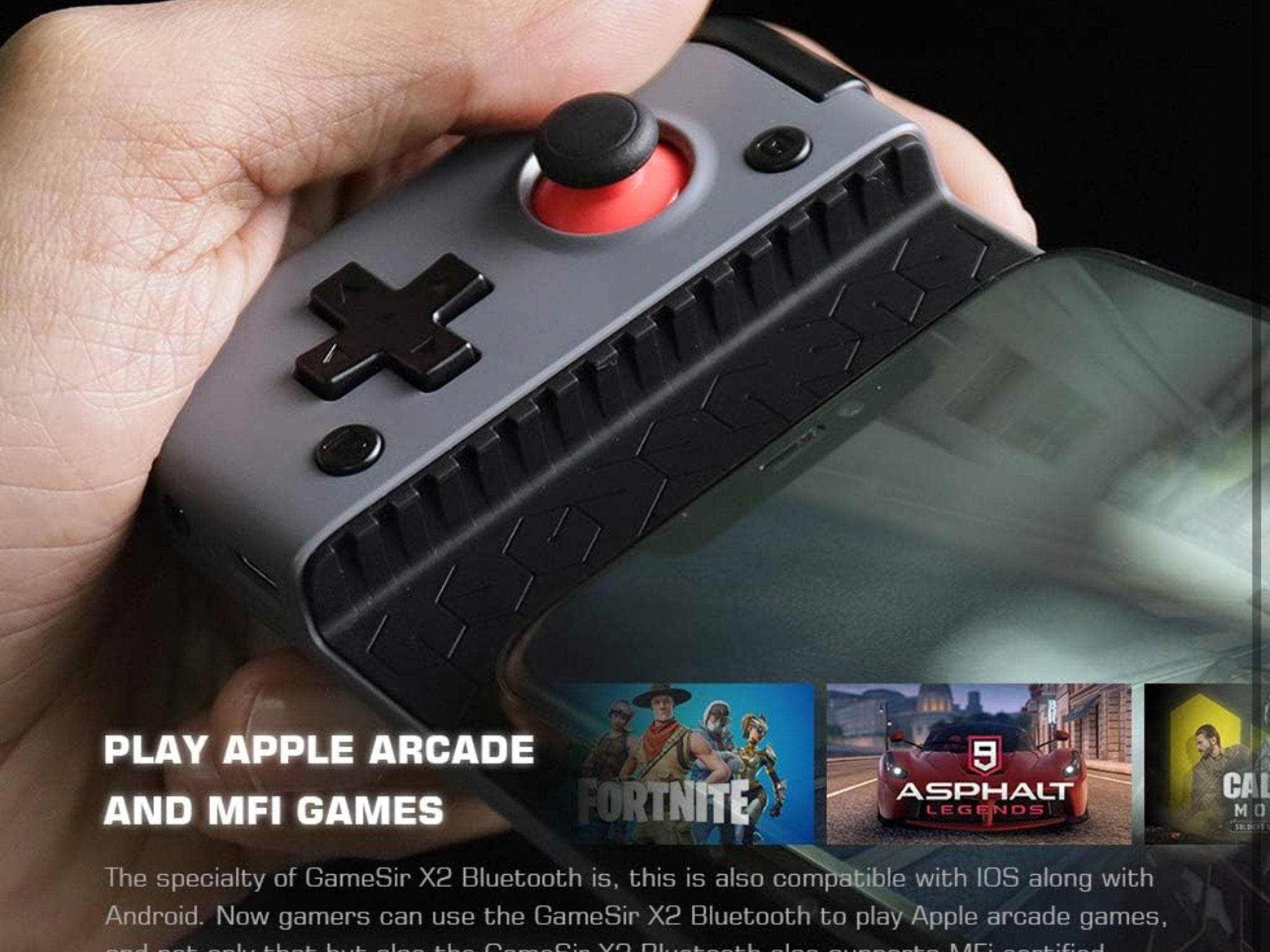 GameSir X2 Bluetooth Mobile Game Controller, Bluetooth 5.0 Support Android/iOS