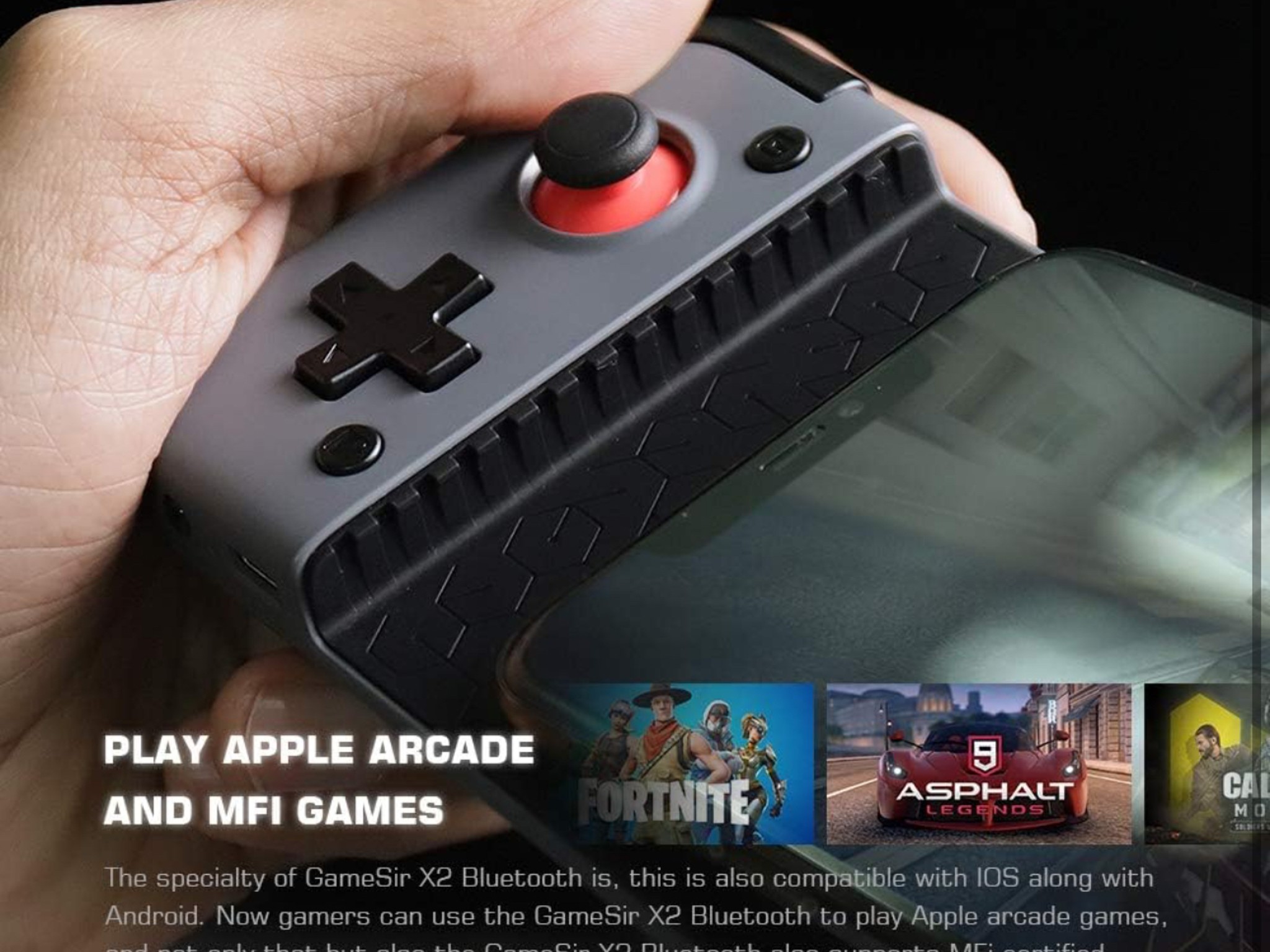 GameSir X2 Bluetooth Mobile Game Controller, Bluetooth 5.0 Support Android/iOS