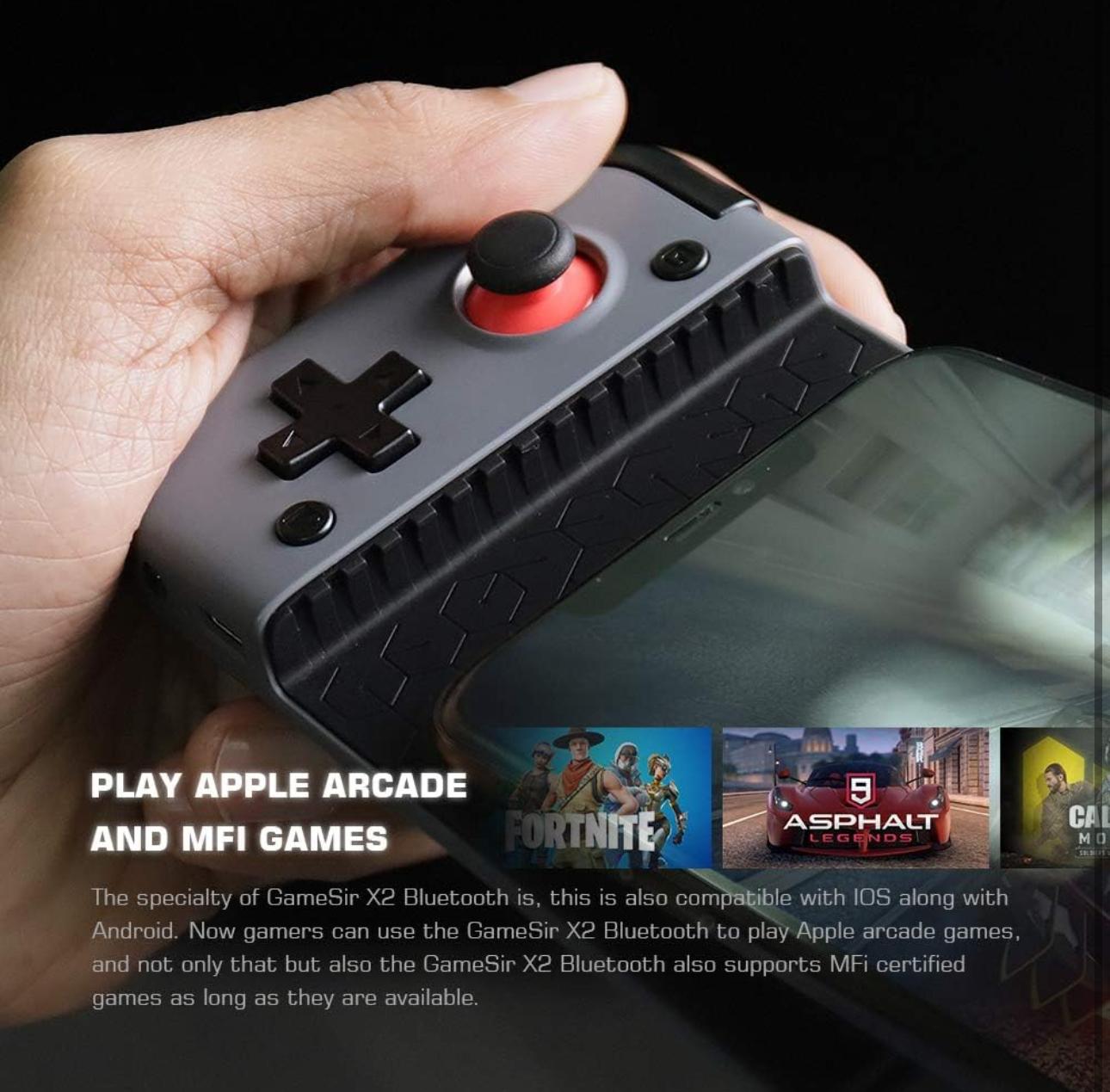 GameSir X2 Bluetooth Mobile Game Controller, Bluetooth 5.0 Support Android/iOS