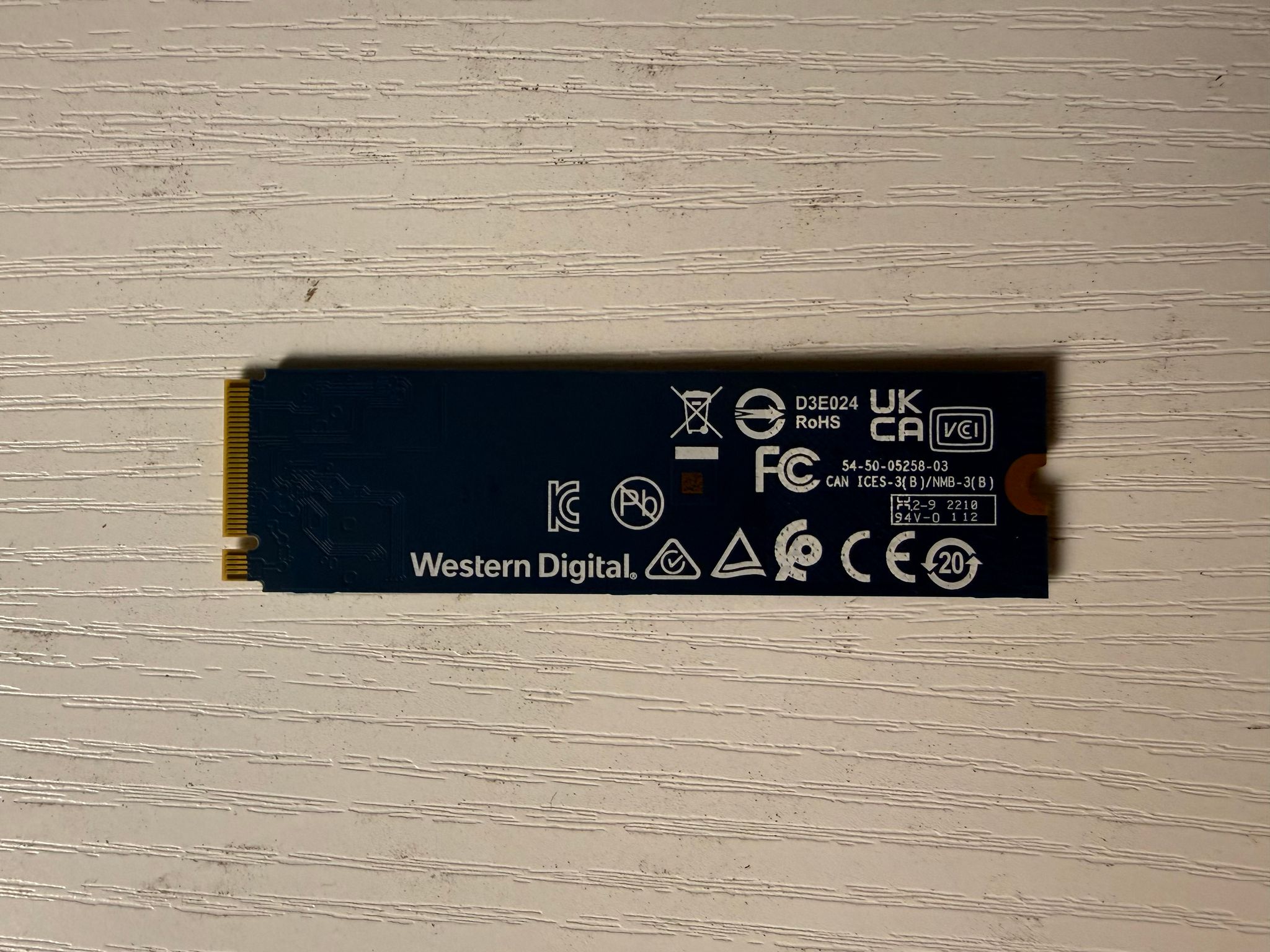 Western Digital WD Green SN350 2TB NVME SSD