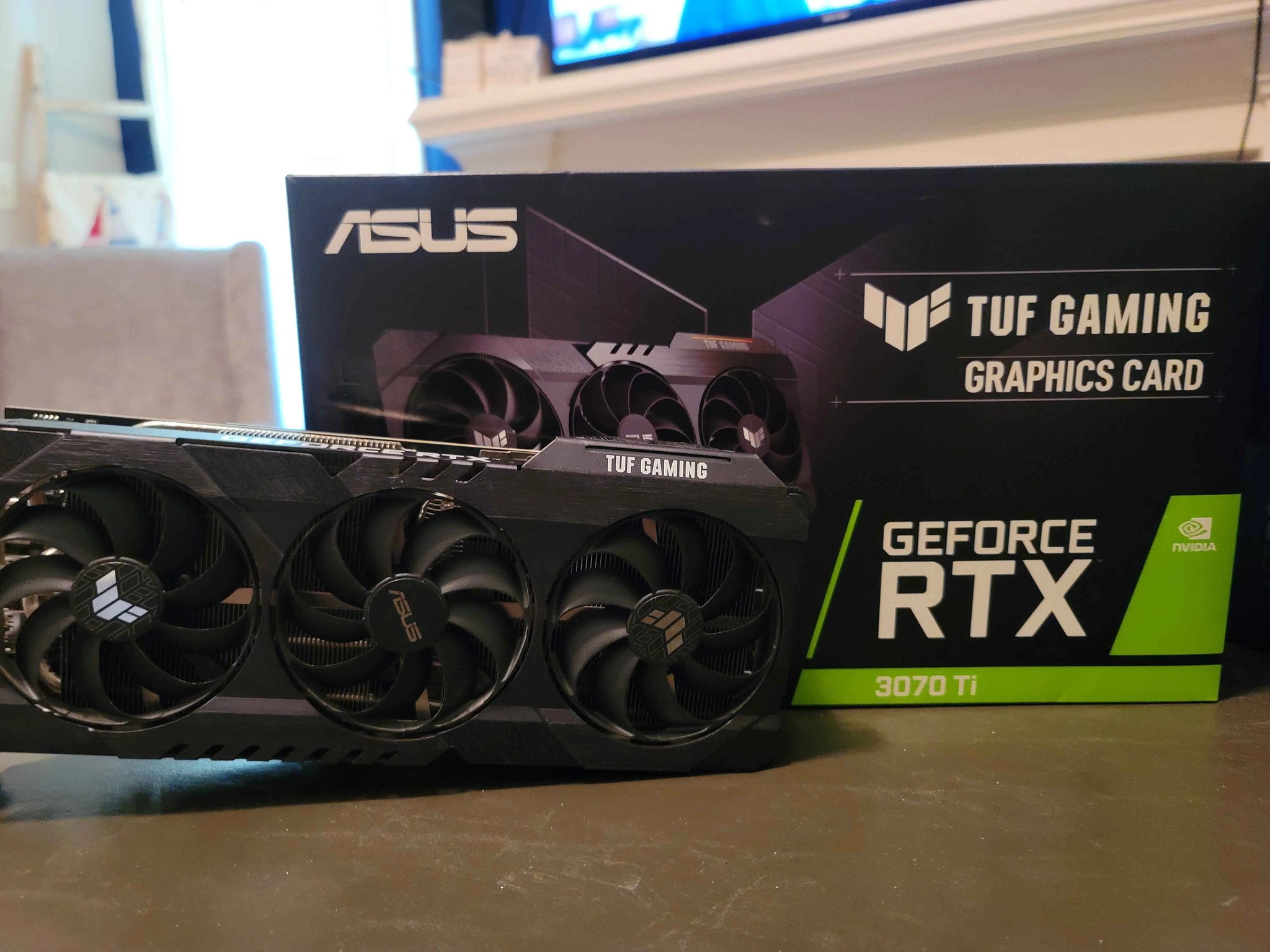 3070 Ti ASUS TUF Gaming GPU - Like New with Box.