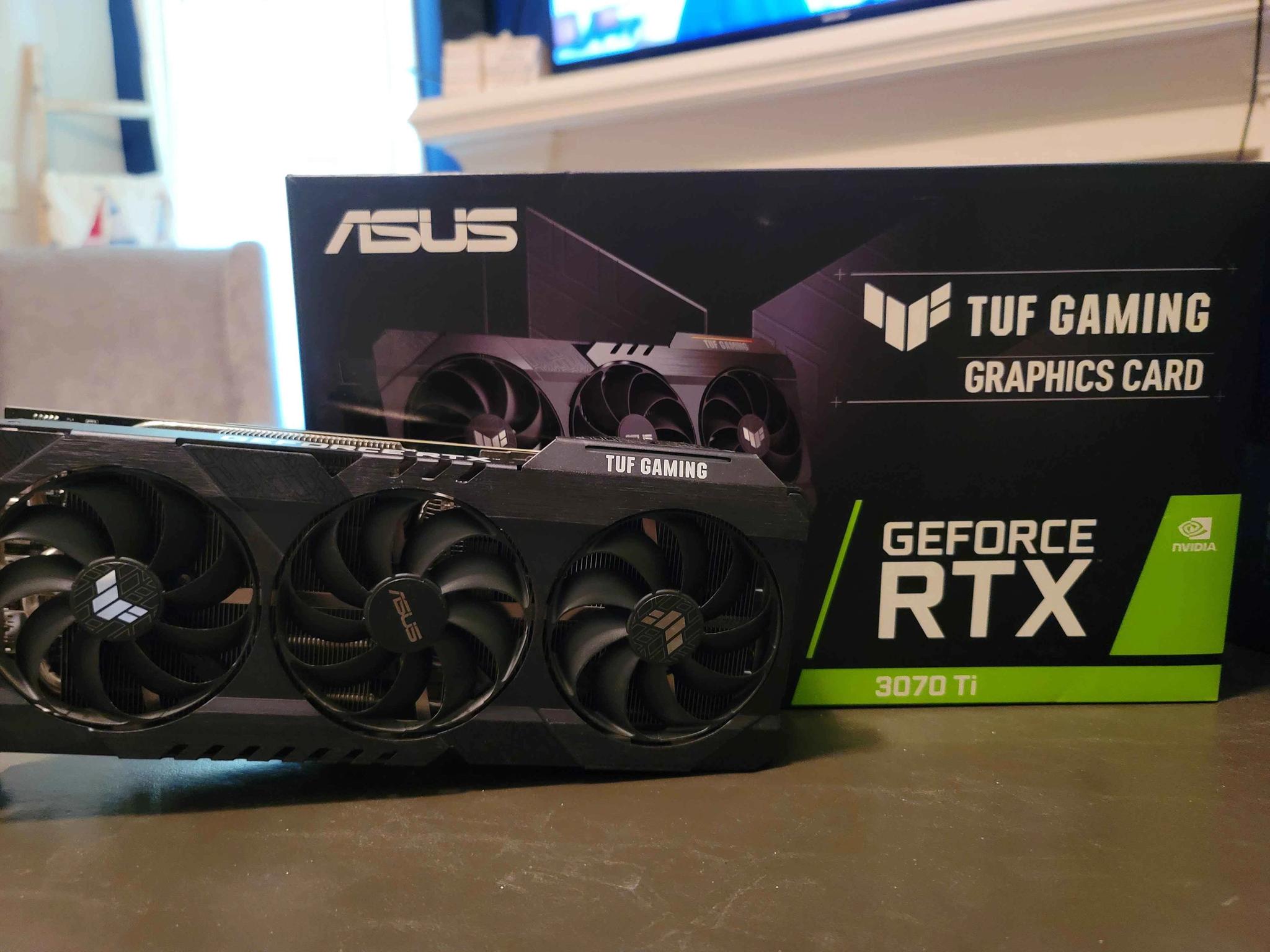 3070 Ti ASUS TUF Gaming GPU - Like New with Box.