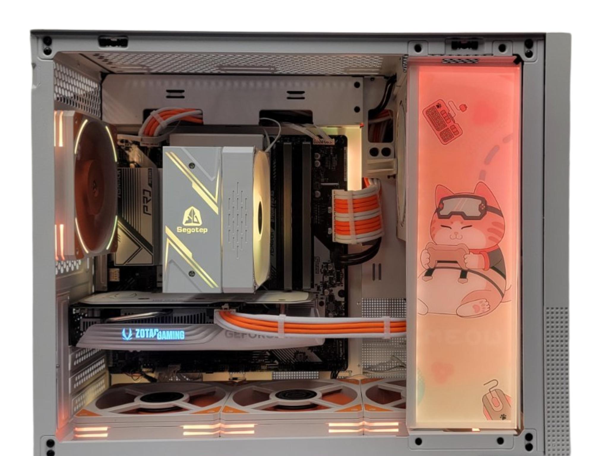 😻GAMEOW 😻Gaming PC 🍊 RTX 4060 12GB 🧡 i5-12400F 🍊 16GB DDR4 🧡 1T M.2 🍊 Windows