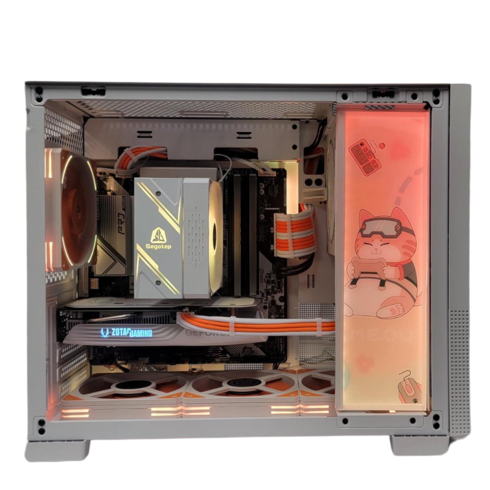 😻GAMEOW 😻Gaming PC 🍊 RTX 4060 12GB 🧡 i5-12400F 🍊 16GB DDR4 🧡 1T M.2 🍊 Windows