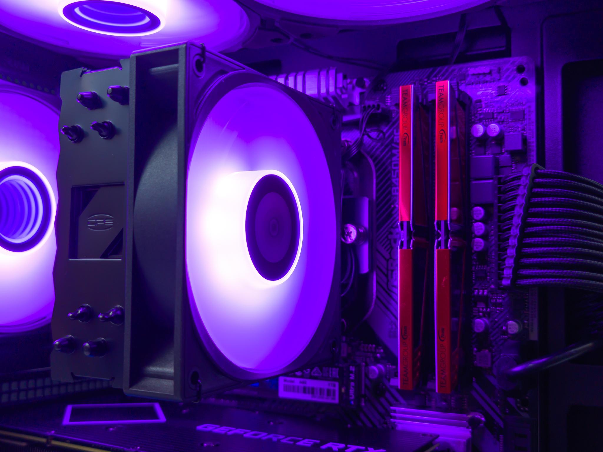 💜🖤 RTX 3060Ti / Ryzen 5 5500 / 16GB Gaming PC 🖤💜