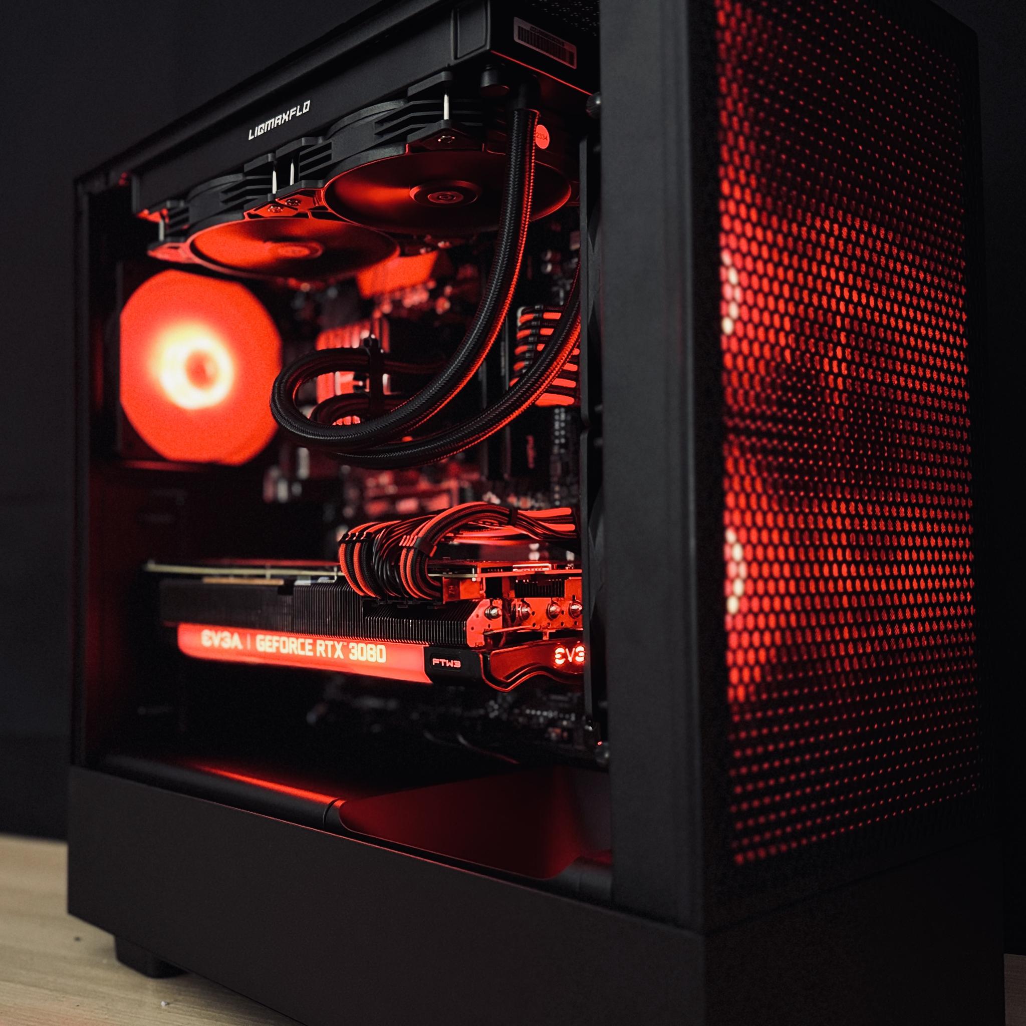 🐦‍🔥SCORCH | 1440p Gaming PC: NVIDIA RTX 3080, Ryzen 7 5800x, 32GB RAM, 1TB M.2 SSD, WIFI