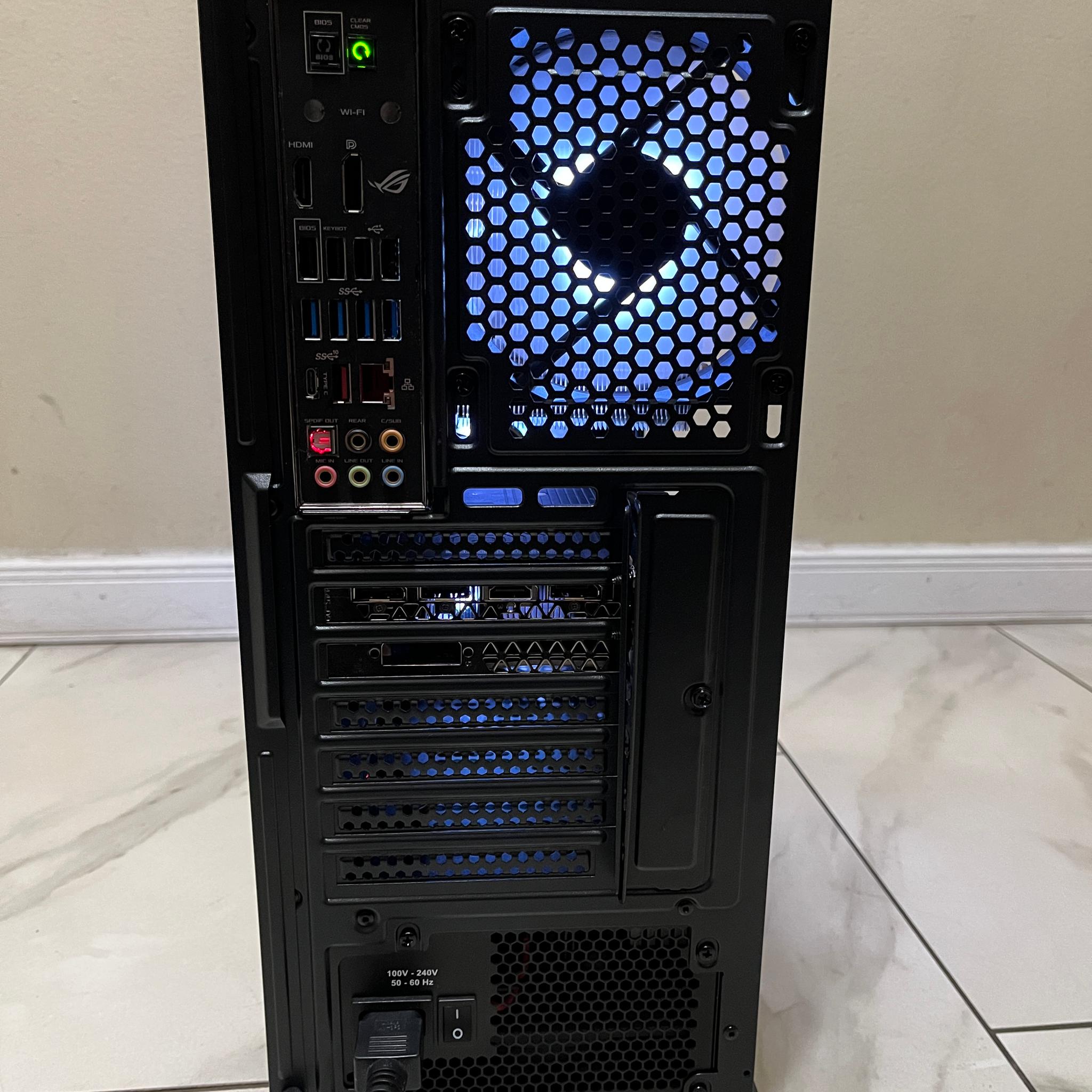 🟠🔥NVIDIA GTX 1080 Ti, Intel i7-7700, 12GB RAM, 1.2 TB Storage, High FPS Custom RGB Gaming PC