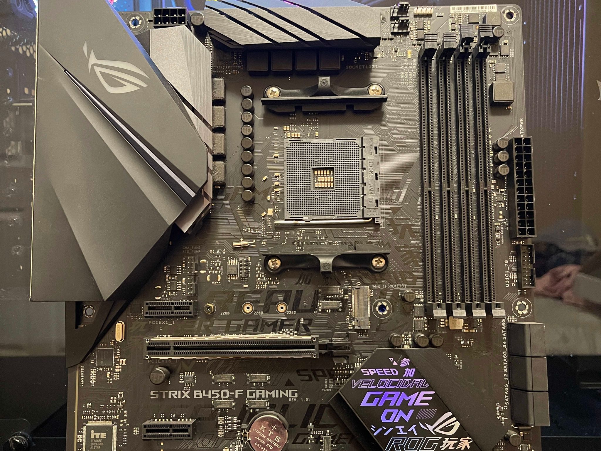ASUS ROG STRIX B450-F GAMING MOTHERBOARD 