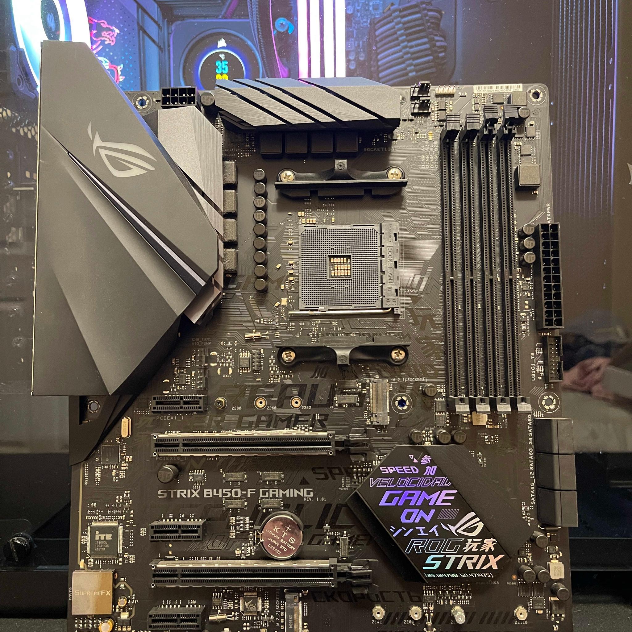 ASUS ROG STRIX B450-F GAMING MOTHERBOARD 