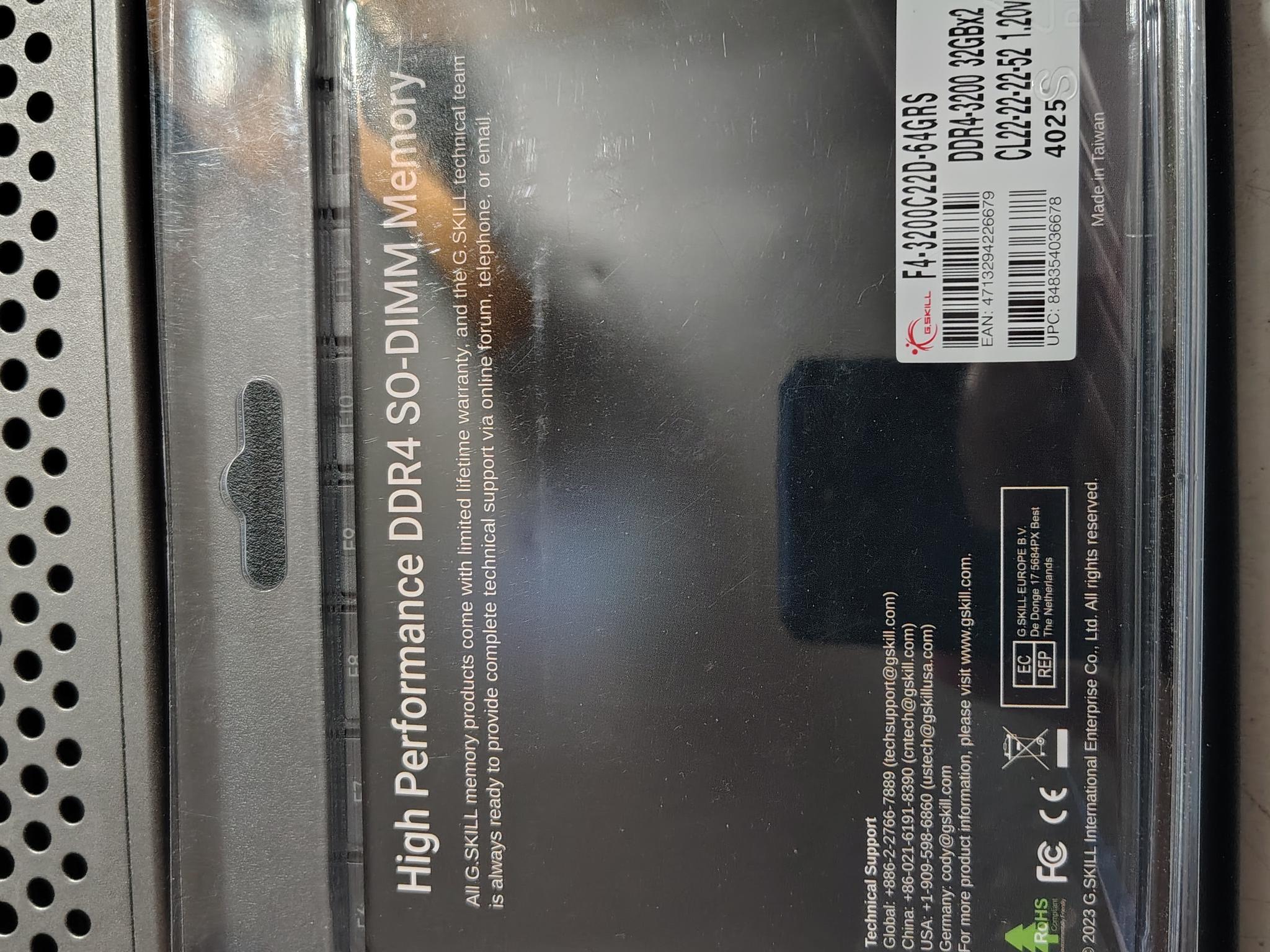 G.Skill Ripjaws 64GB