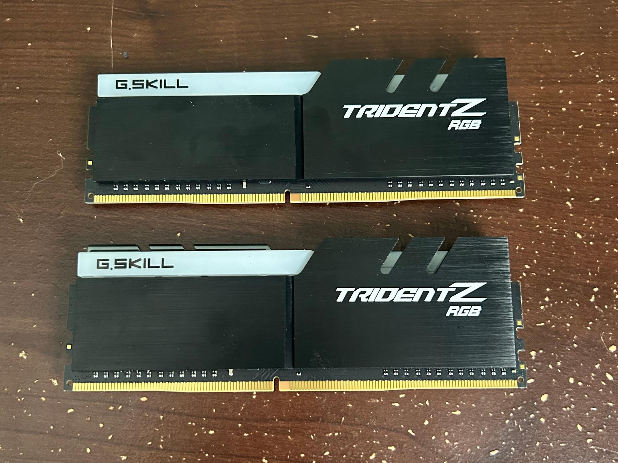 16gb rgb 3600mhz ddr4 trident z ram (8x2)