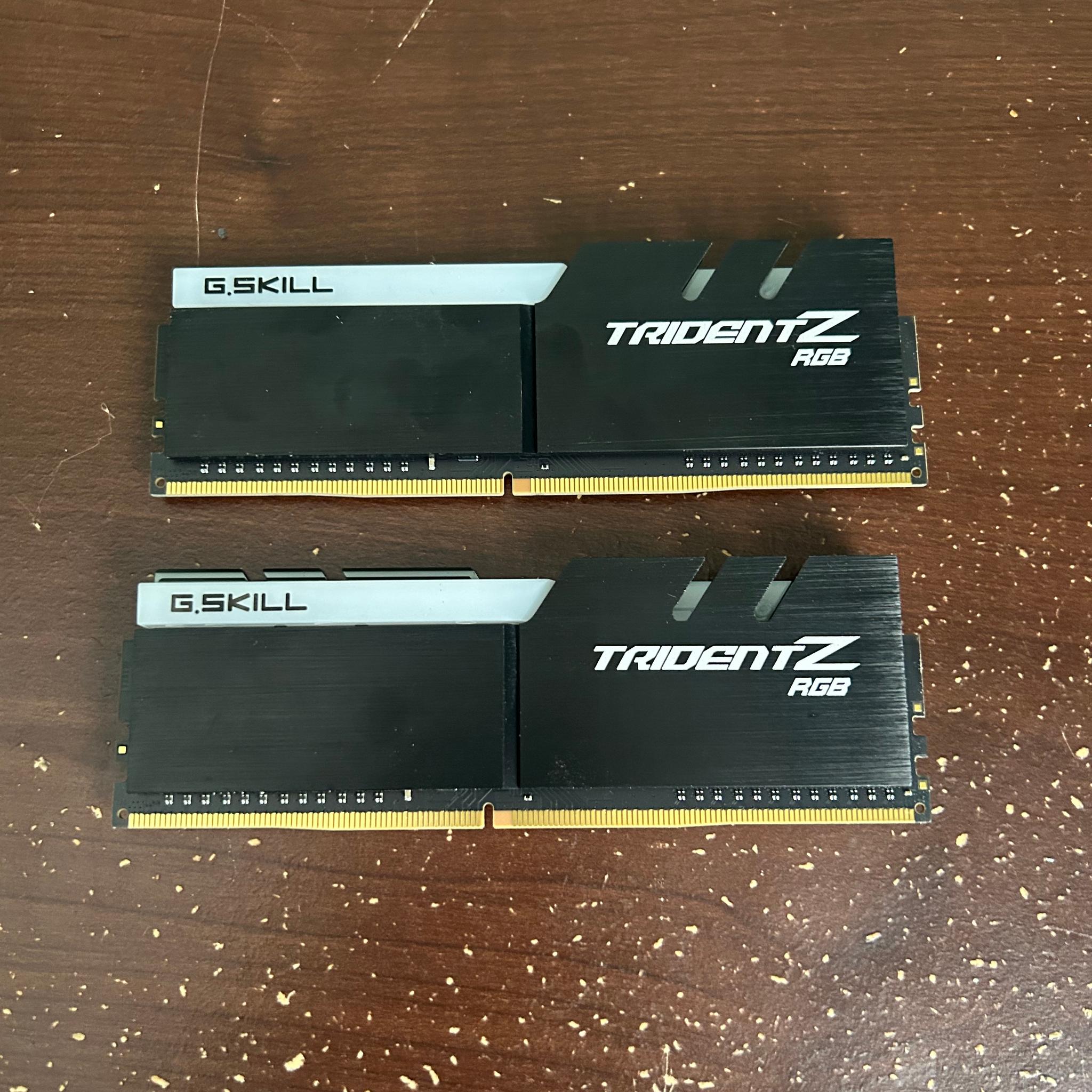 16gb rgb 3600mhz ddr4 trident z ram (8x2)