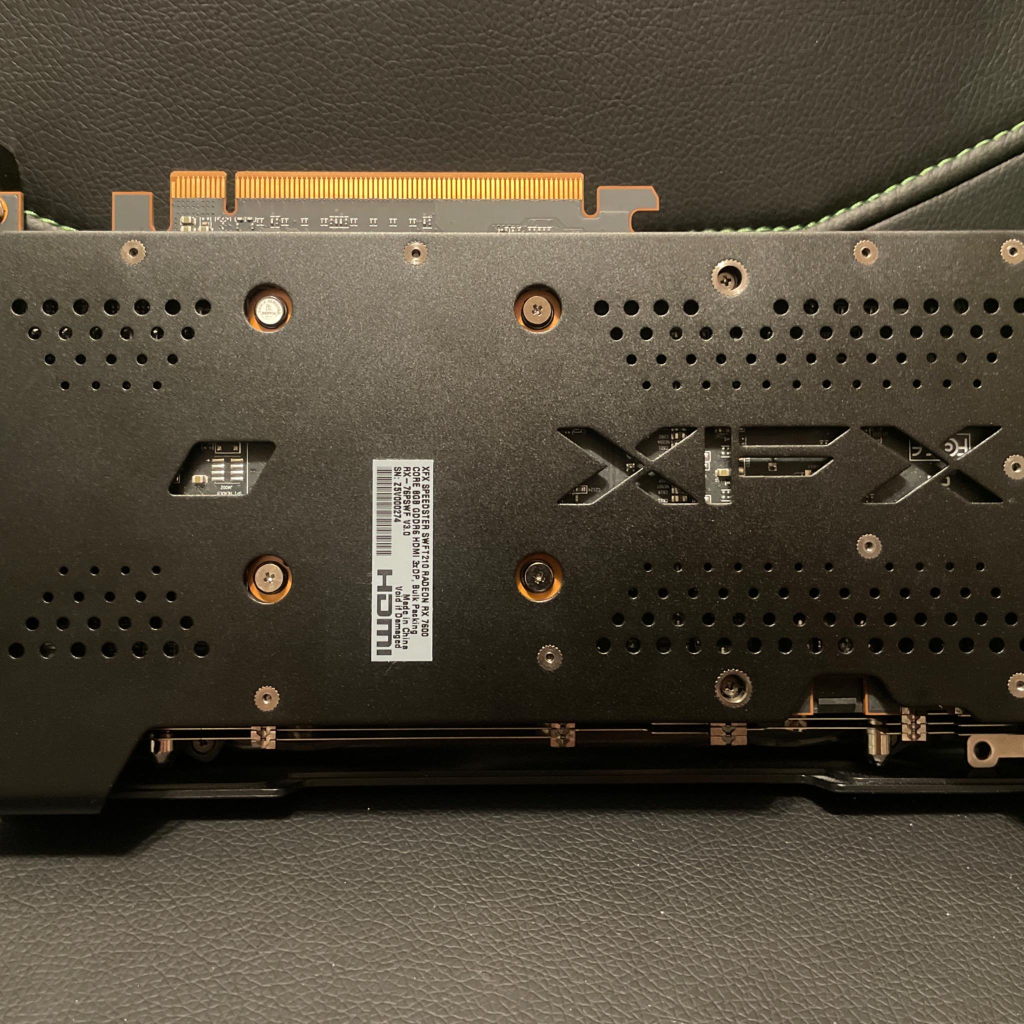 AMD Rx 7600 XFX 8gb gpu
