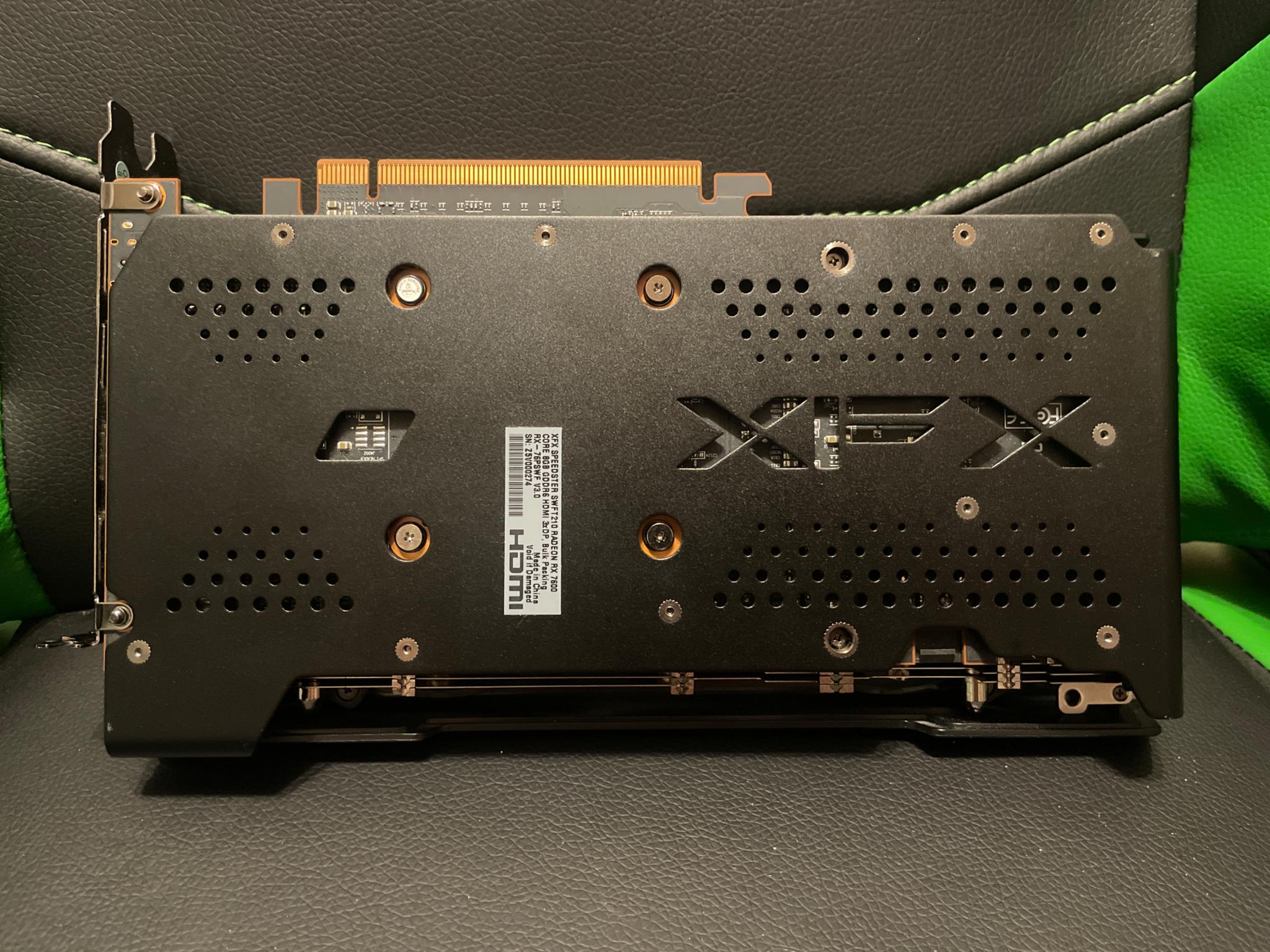 AMD Rx 7600 XFX 8gb gpu