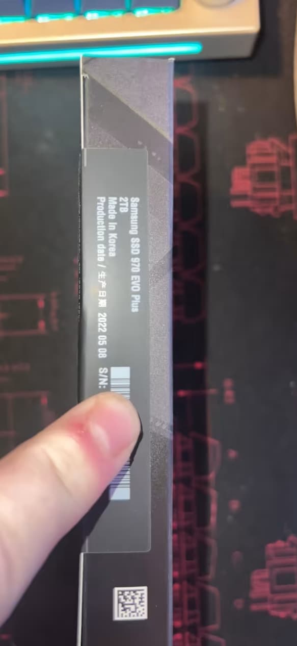 Samsung 970 EVO Plus 2TB NVMe SSD (Opened, New)