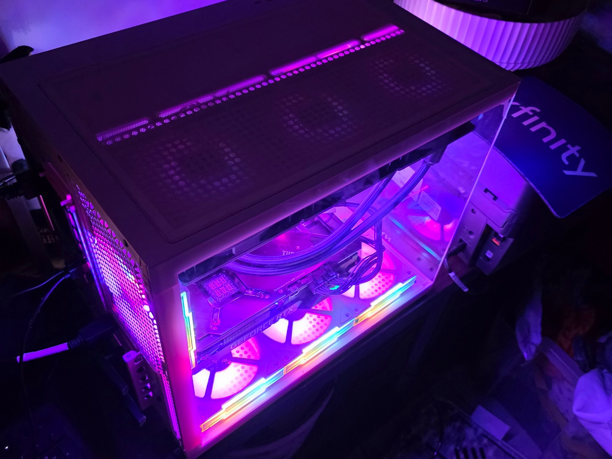 Pink Gaming PC –  RTX 3080| DDR5 | RGB | 12th Gen Build