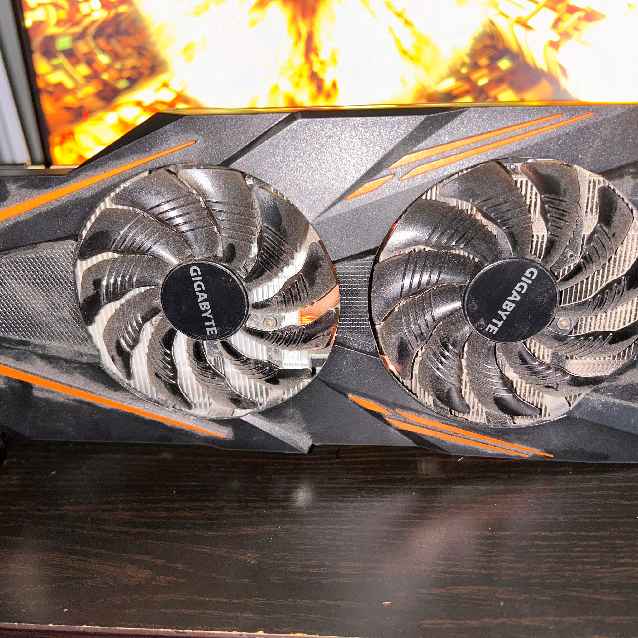 Nvidia GTX 1070 8GB Gigabyte Windforce OC Gaming PC GPU *tested*