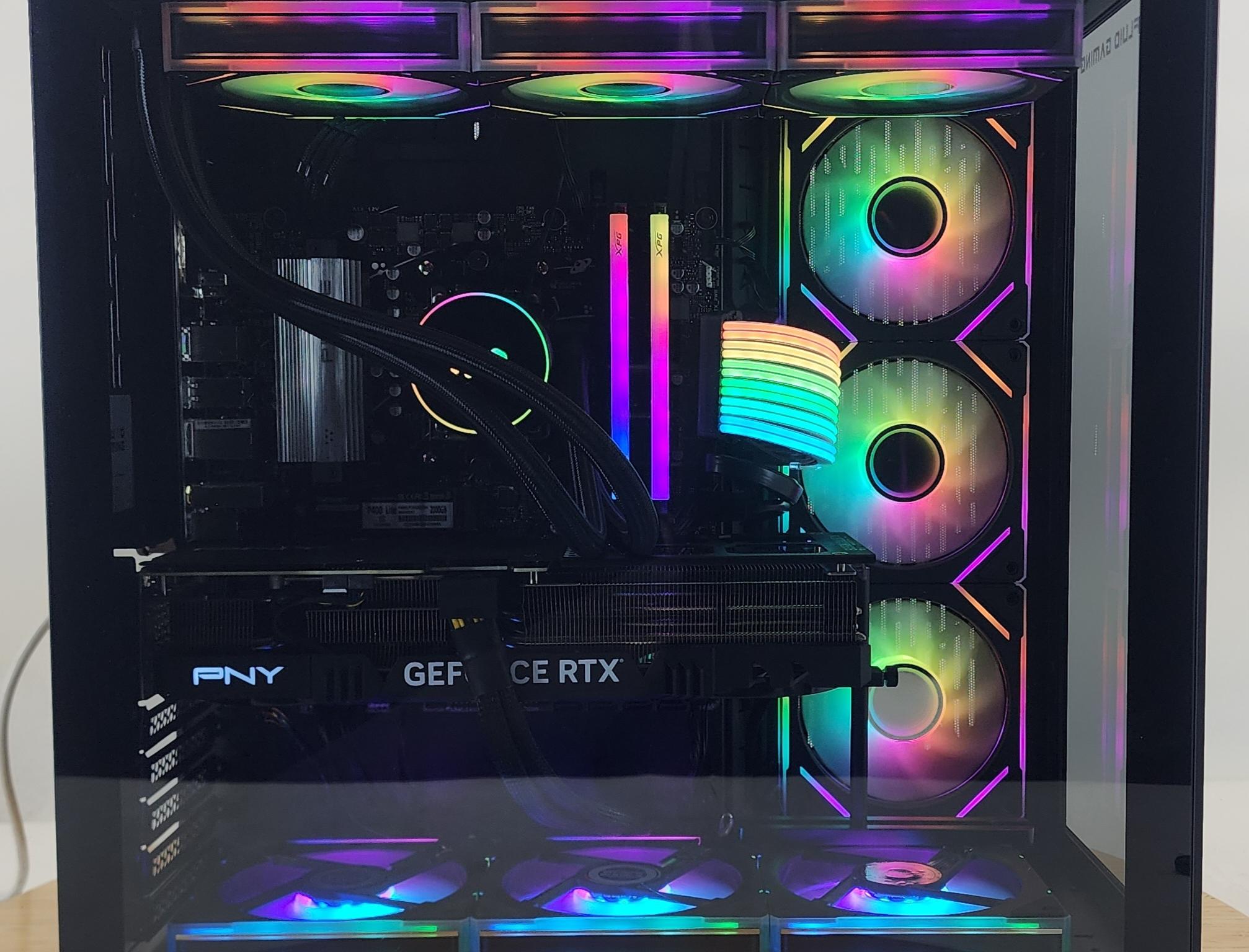 Gaming PC Ryzen 5 7600X3D 32GB RAM 2TB SSD RTX 4070 Ti SUPER 16GB Win11 Computer