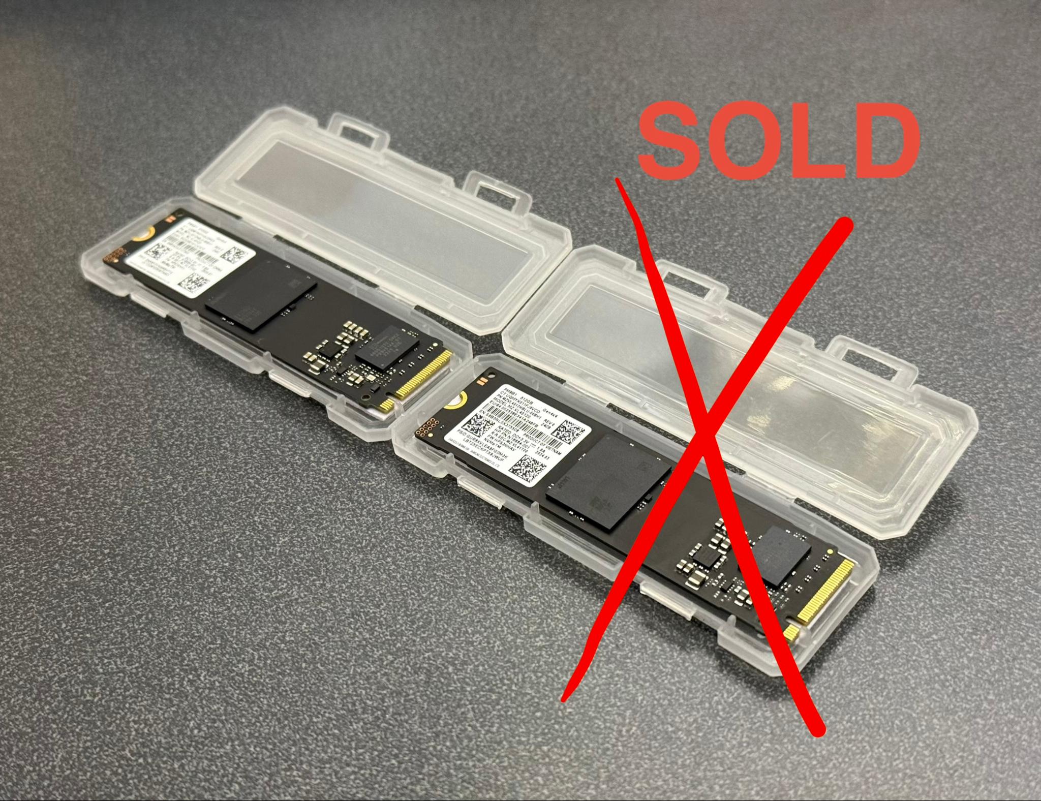 Samsung 512GB Gen 4 NVMe M.2 SSD