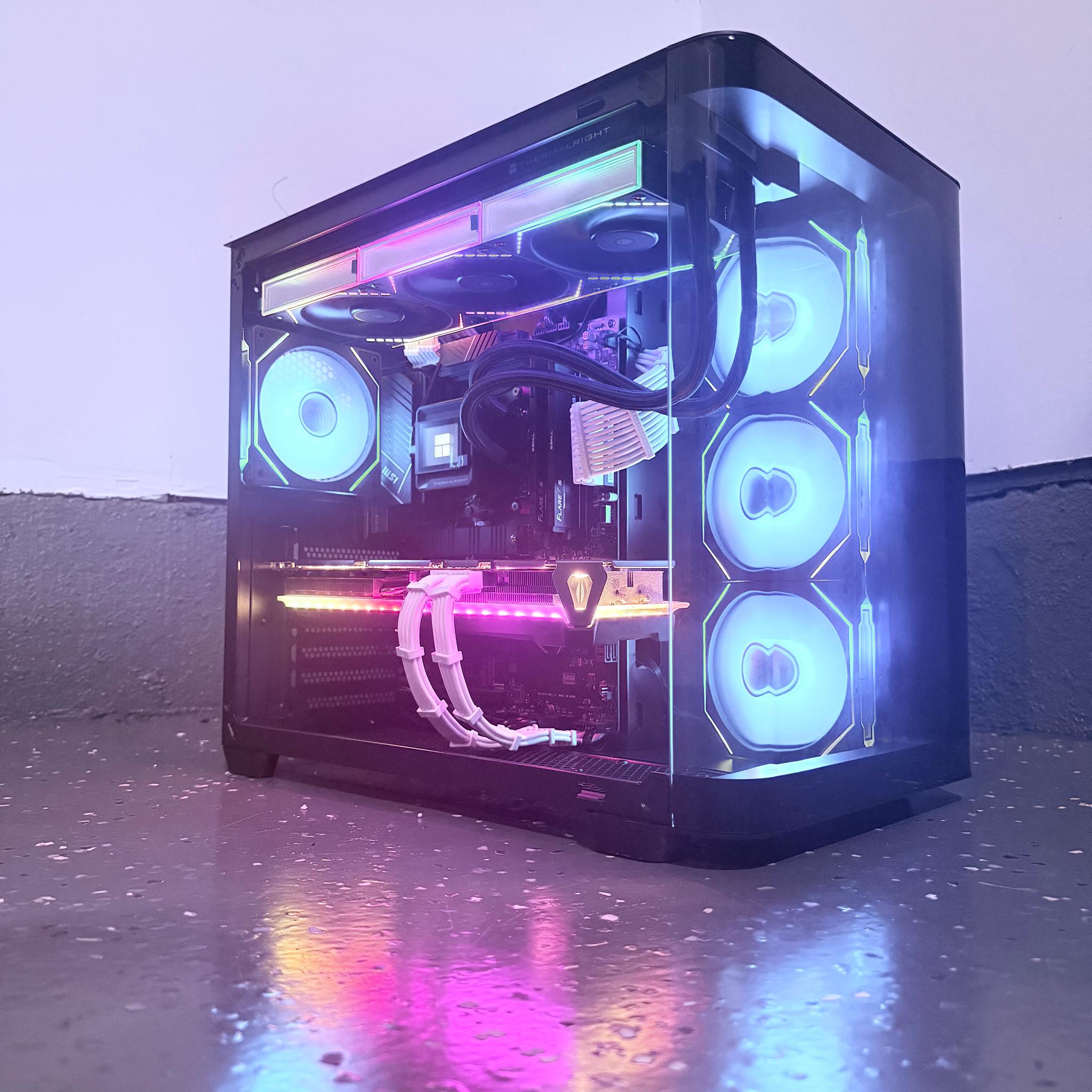 🌈"Astral Spectrum"⚫️| 4k Gaming | RX 7800XT 16GB | Ryzen 7 7700X | 32GB DDR5 | 1TB SSD+Dram