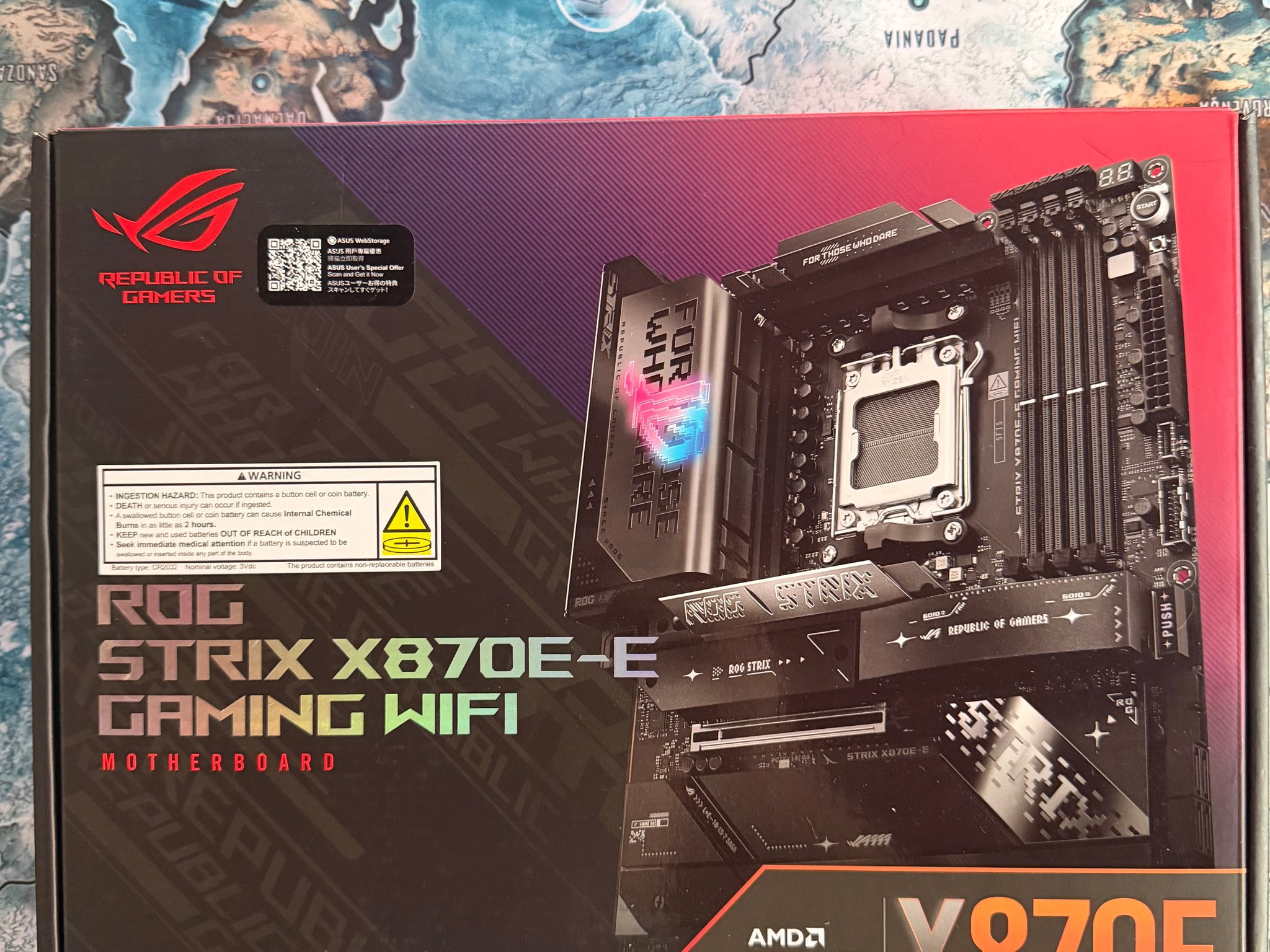 ASUS Rog Strix X870E-E Gaming WiFi motherboard