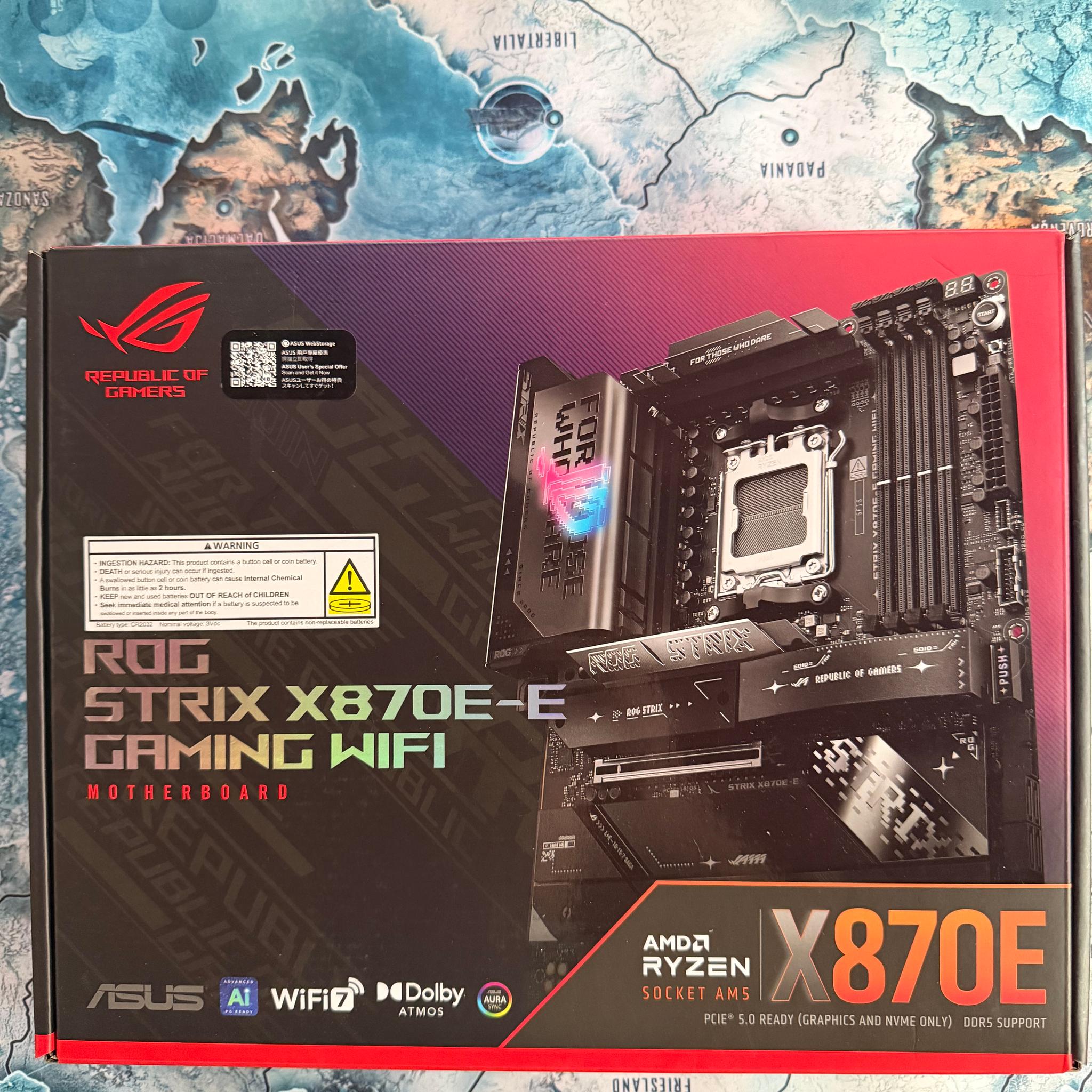 ASUS Rog Strix X870E-E Gaming WiFi motherboard
