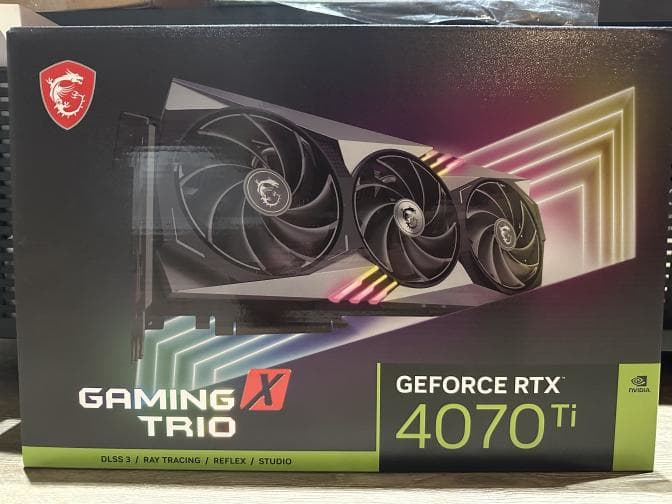 MSI GeForce RTX 4070 Ti Gaming X Trio [Black/Gray] [Like New]