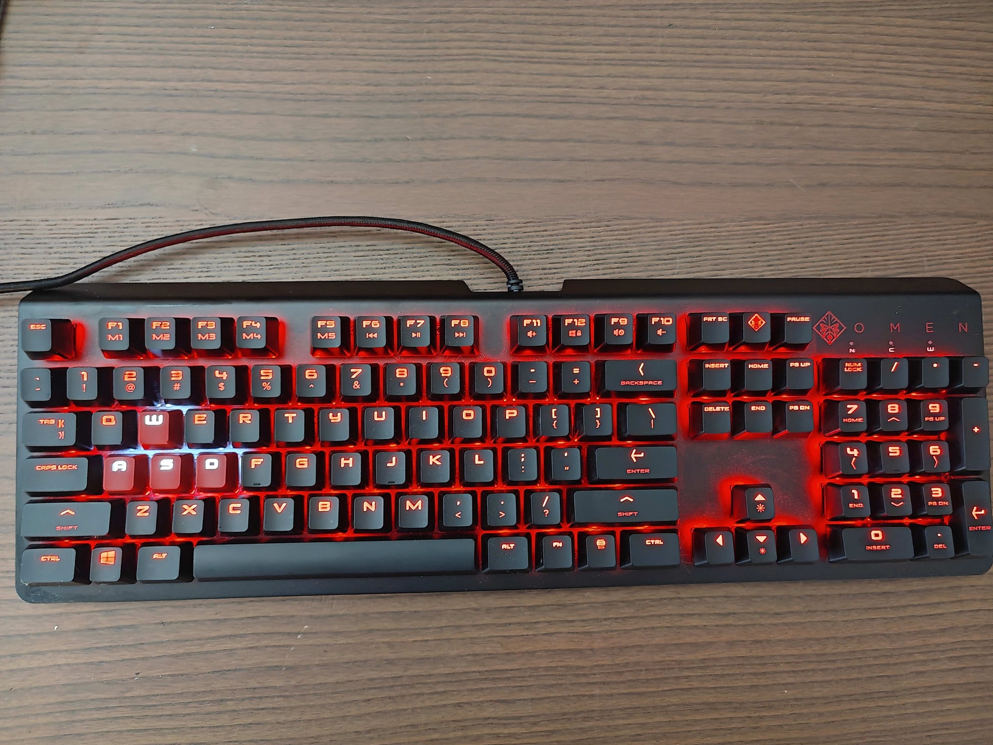 HP OMEN 1100 Wired Mechanical Keyboard | Red Switches