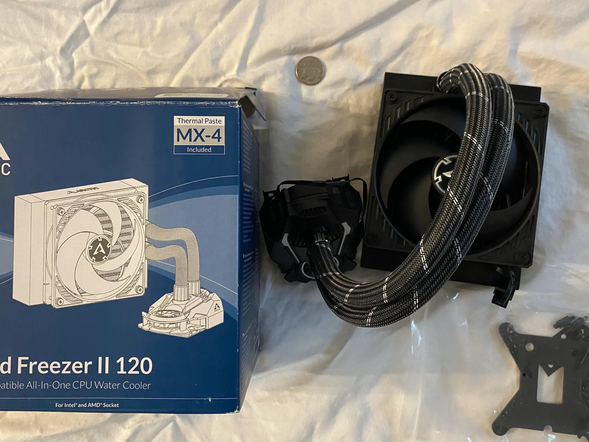 Arctic Liquid Freezer II 120mm AIO - Never Run - Case Space Issue - Like New