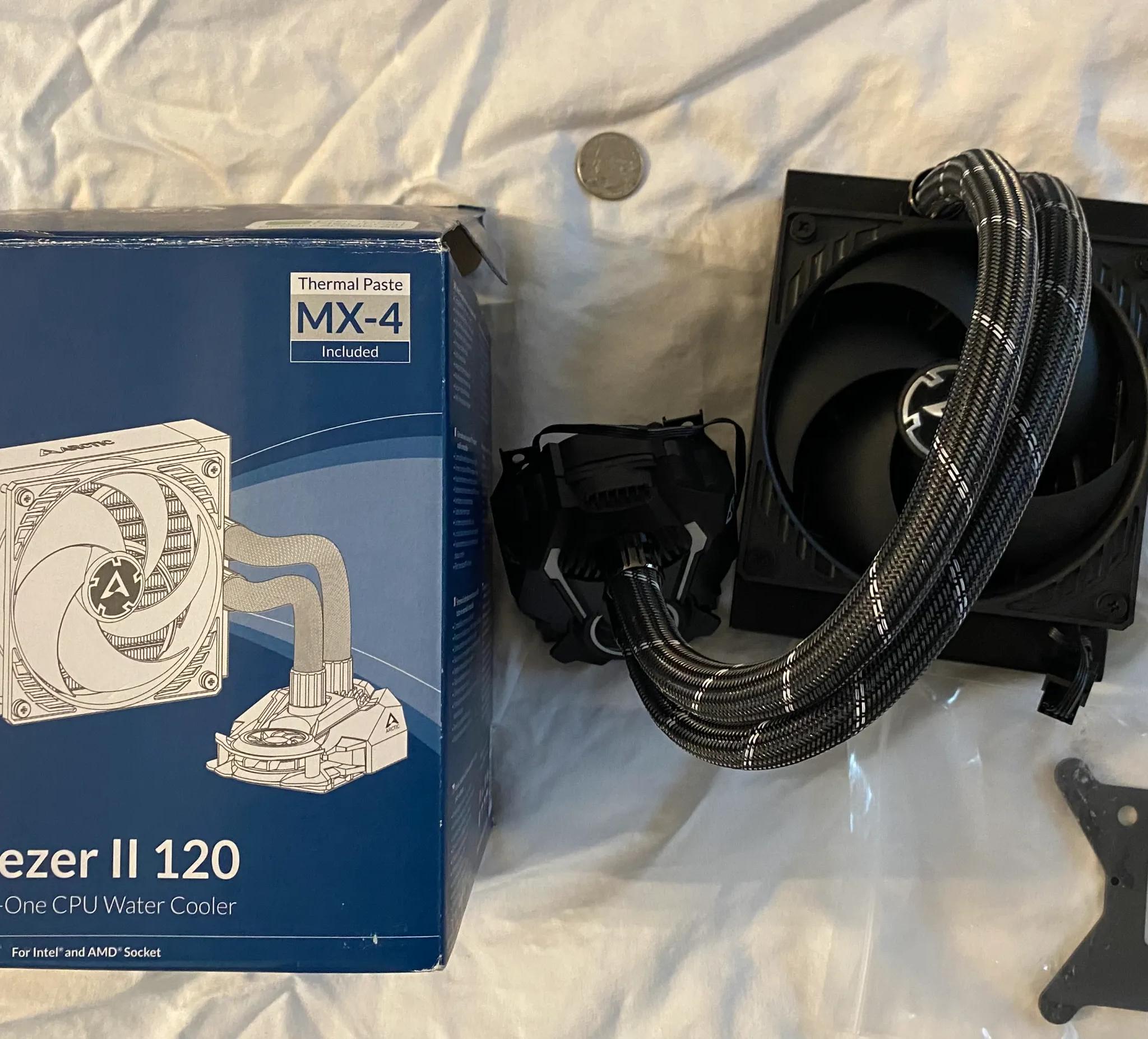 Arctic Liquid Freezer II 120mm AIO - Never Run - Case Space Issue - Like New