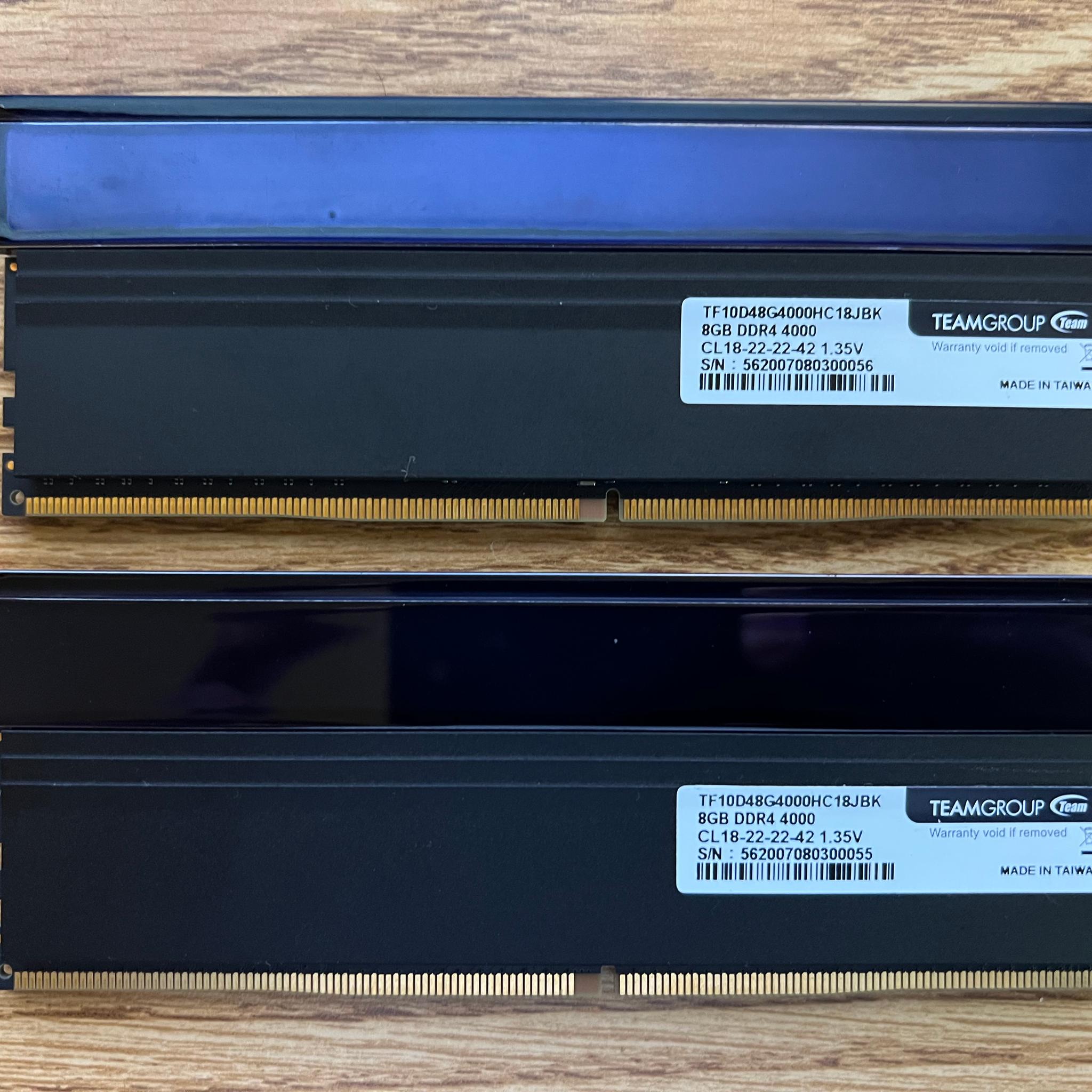 16GB (2x8GB) DDR4-4000MHz CL18 Teamgroup T-Force XTREEM RGB RAM Memory