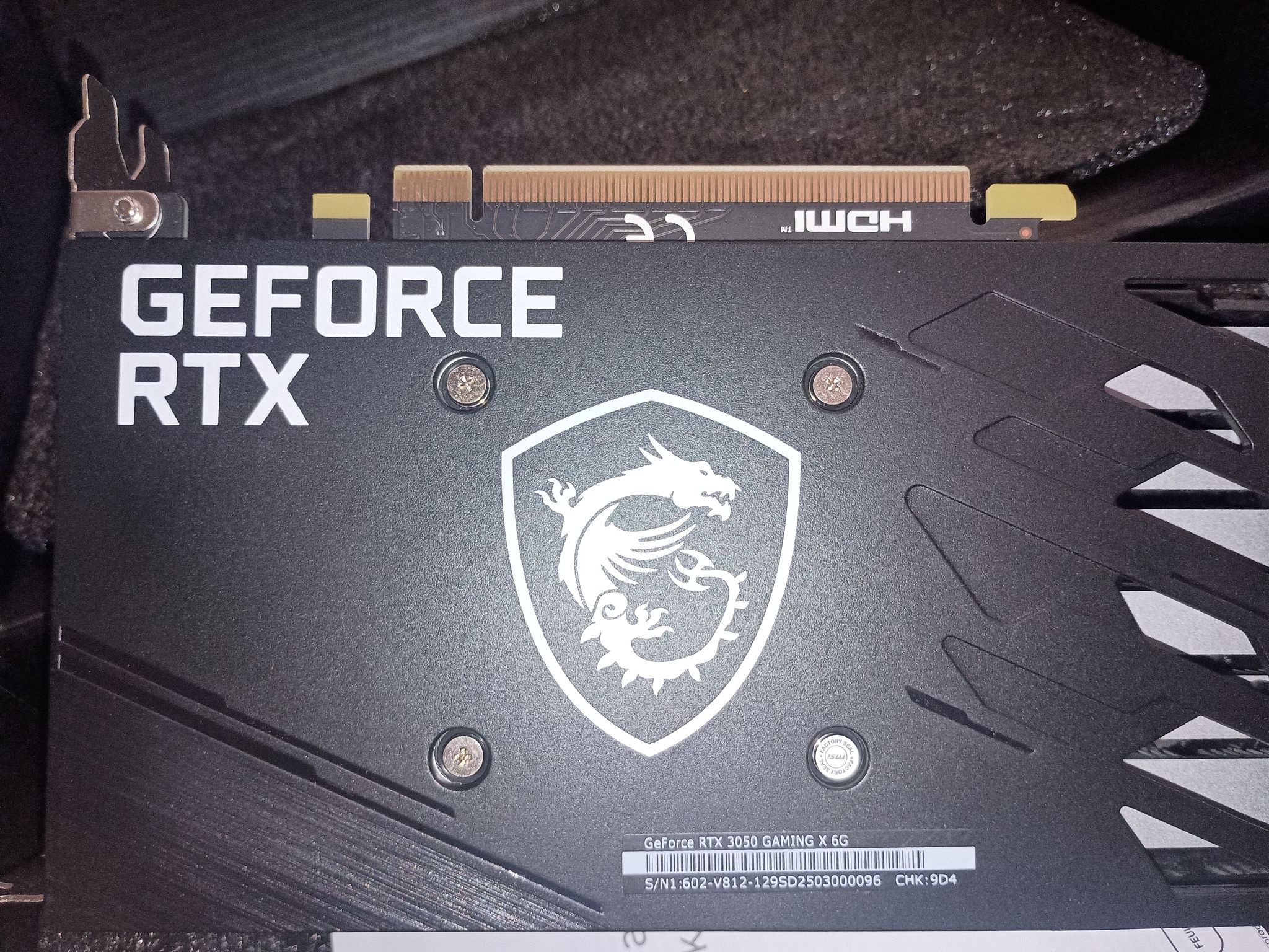 MSI GAMING X GeForce RTX 3050 6GB