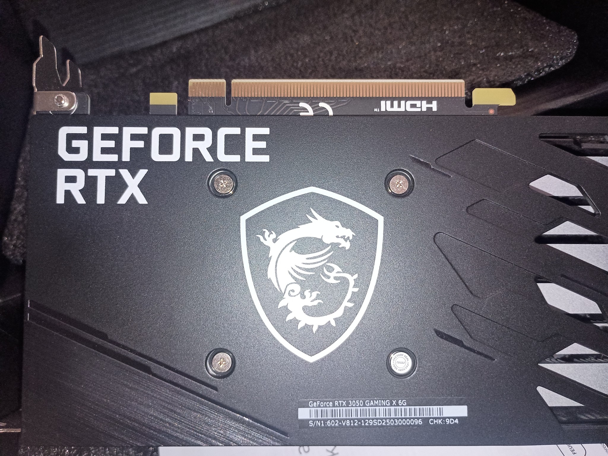 MSI GAMING X GeForce RTX 3050 6GB