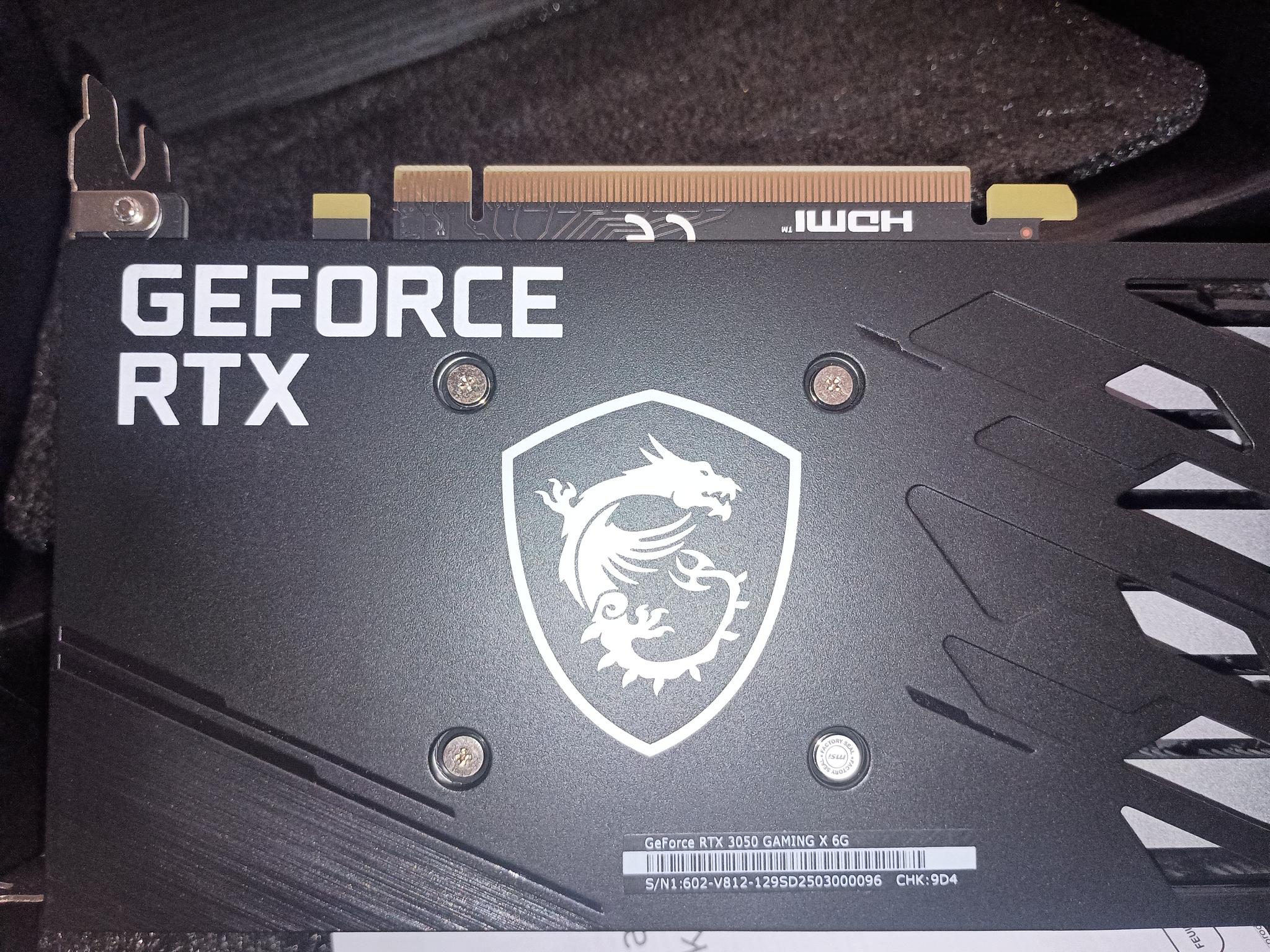 MSI GAMING X GeForce RTX 3050 6GB