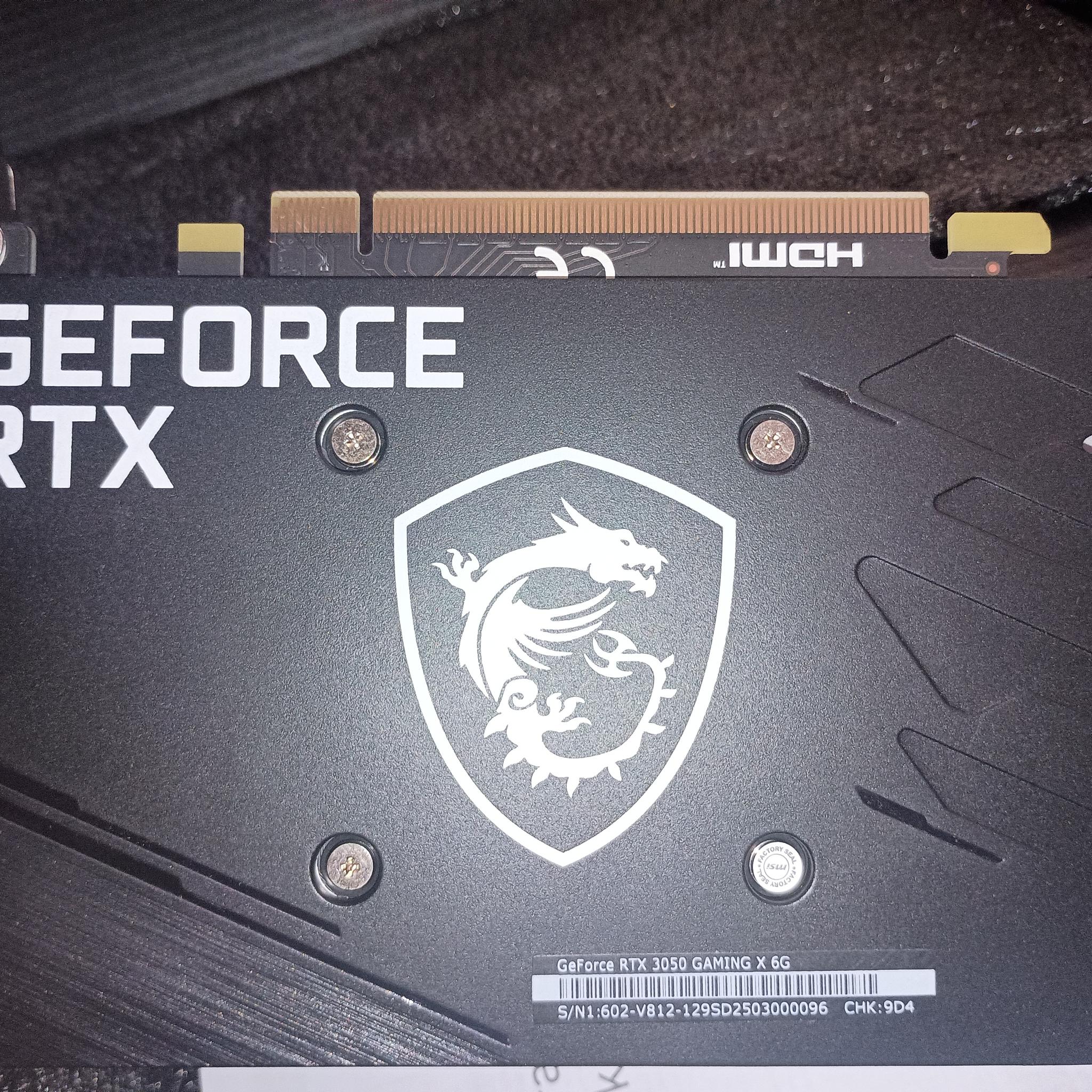 MSI GAMING X GeForce RTX 3050 6GB