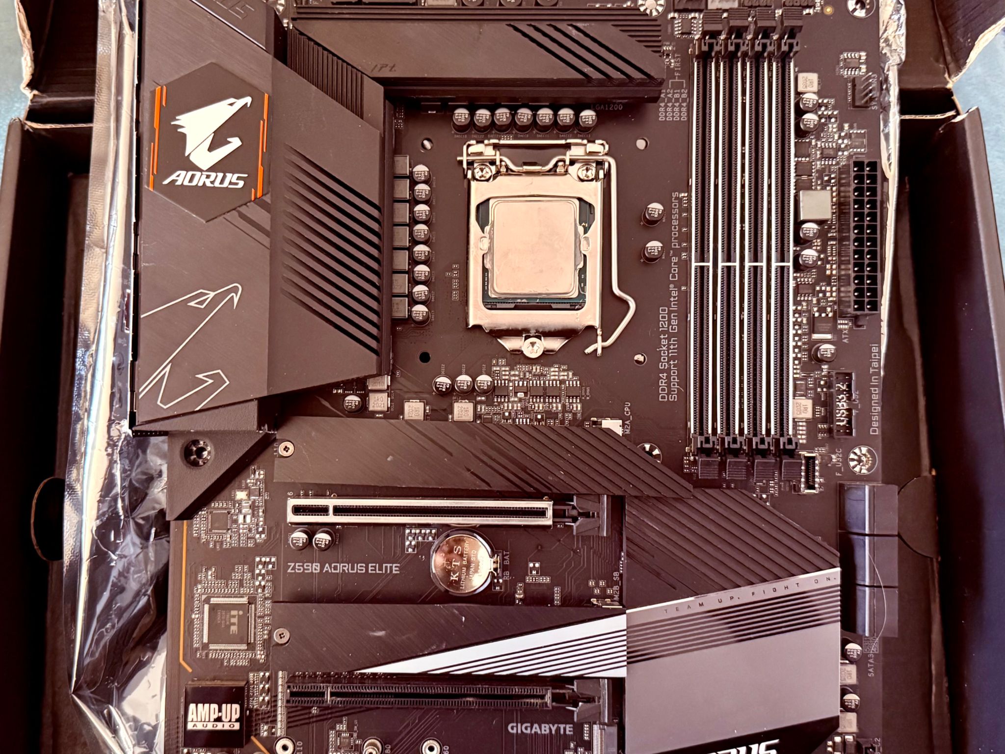 Z590 AORUS ELITE BUNDLE W/ INTEL CORE I9-11900K