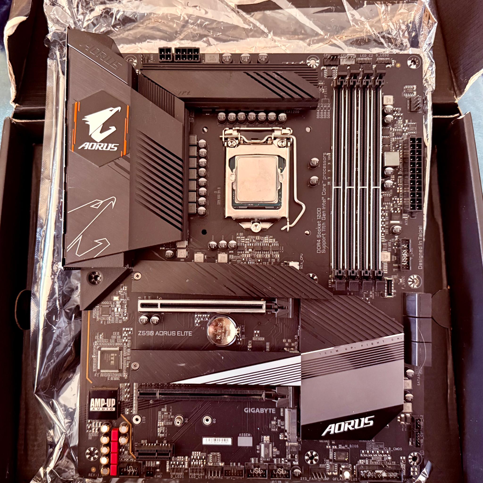 Z590 AORUS ELITE BUNDLE W/ INTEL CORE I9-11900K