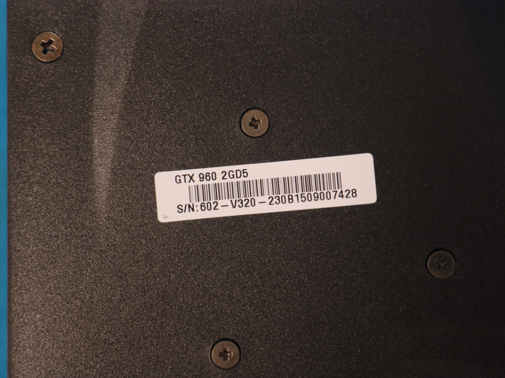 MSI GeForce GTX 960 2GB GDDR5 Blower Style PCIe 3.0 x16 Desktop GPU MS-V320 VER: 1.1