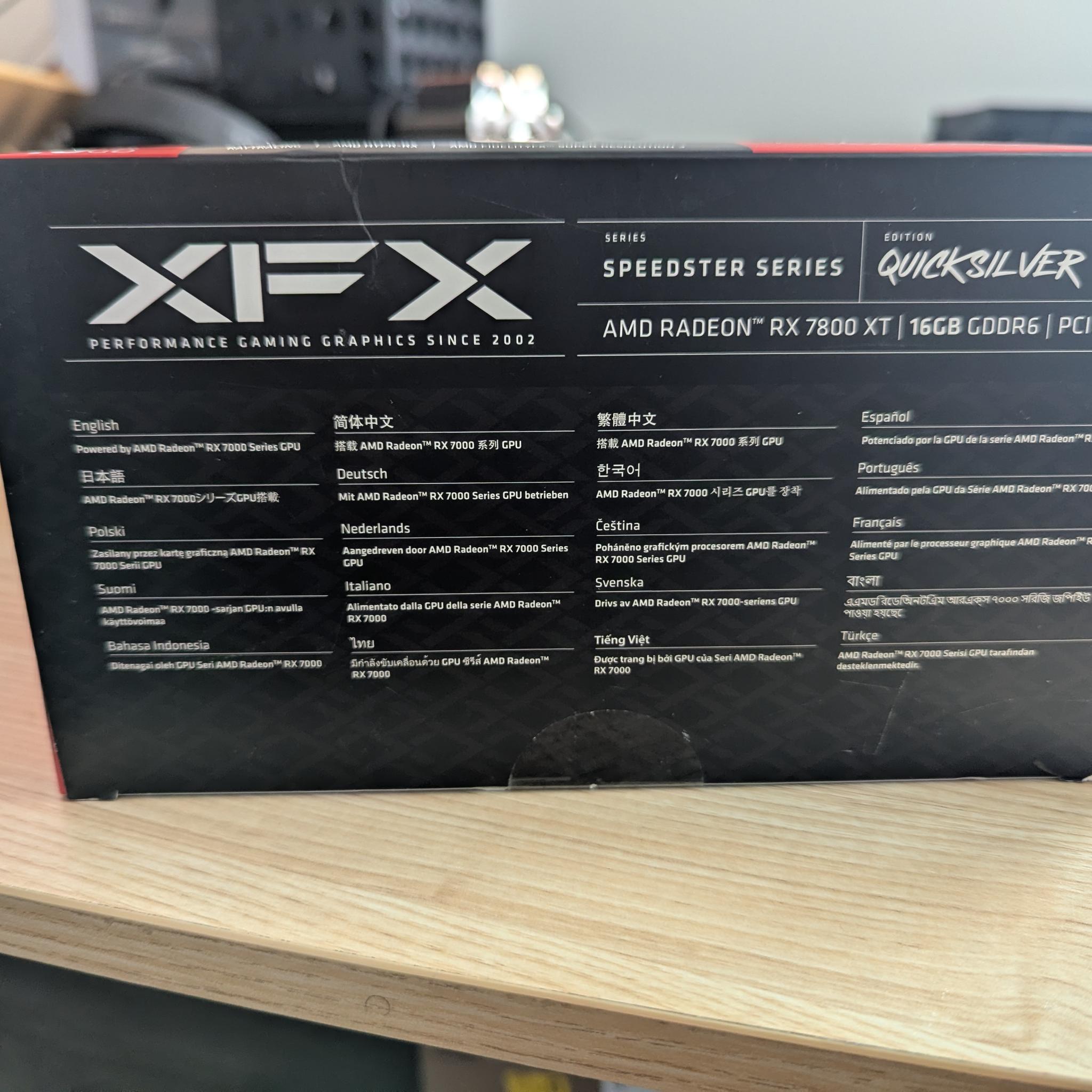 7800 XT (XFX SPEEDSTER QICK319 Radeon RX 7800 XT)