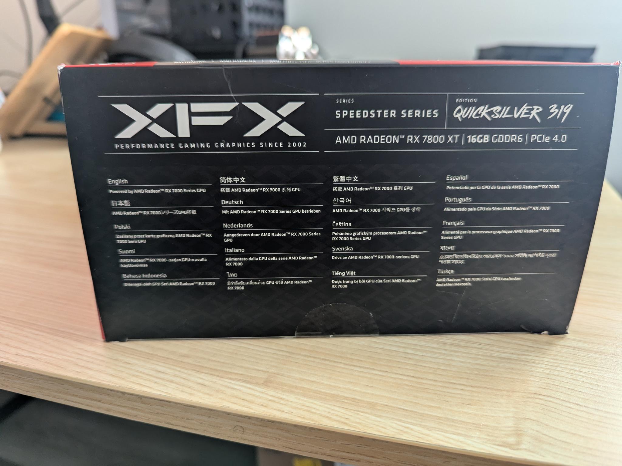 7800 XT (XFX SPEEDSTER QICK319 Radeon RX 7800 XT)