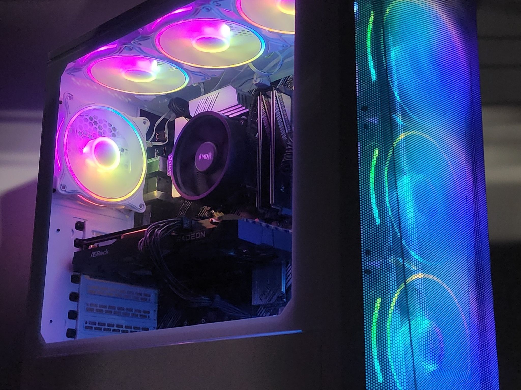 Gaming PC Ryzen 5 5500 16GB RAM 1TB SSD RX 7600 8GB Win11 Computer