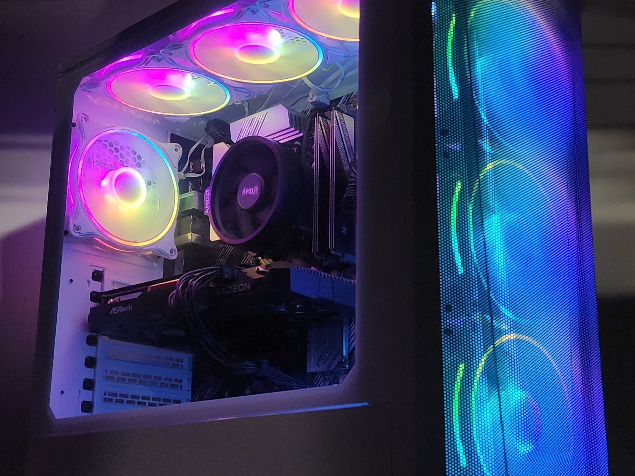 Gaming PC Ryzen 5 5500 16GB RAM 1TB SSD RX 7600 8GB Win11 Computer
