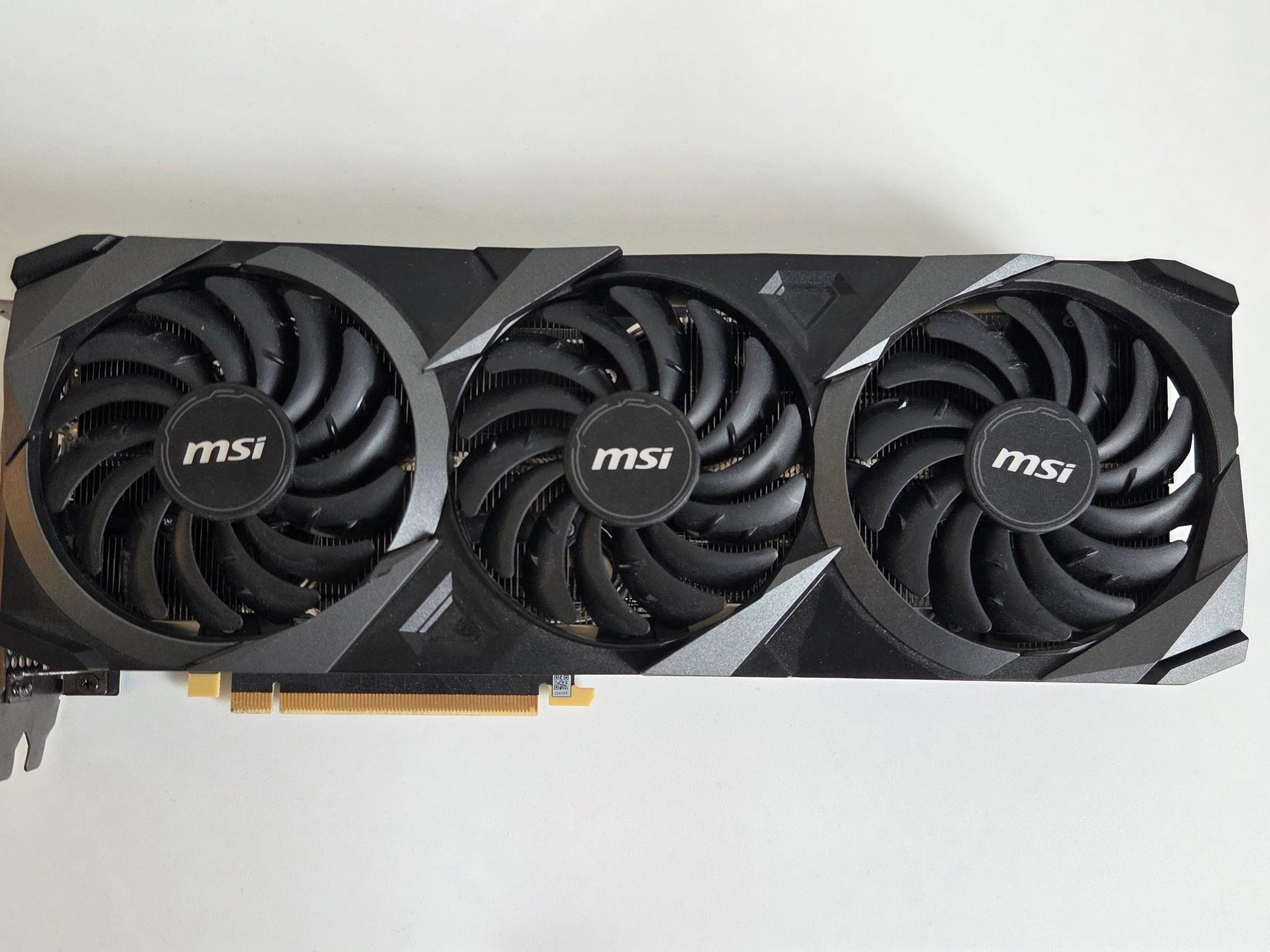 MSI GeForce RTX 3070 Ti VENTUS 3x 8G OC - 8GB GDDR6X, 1800 MHz