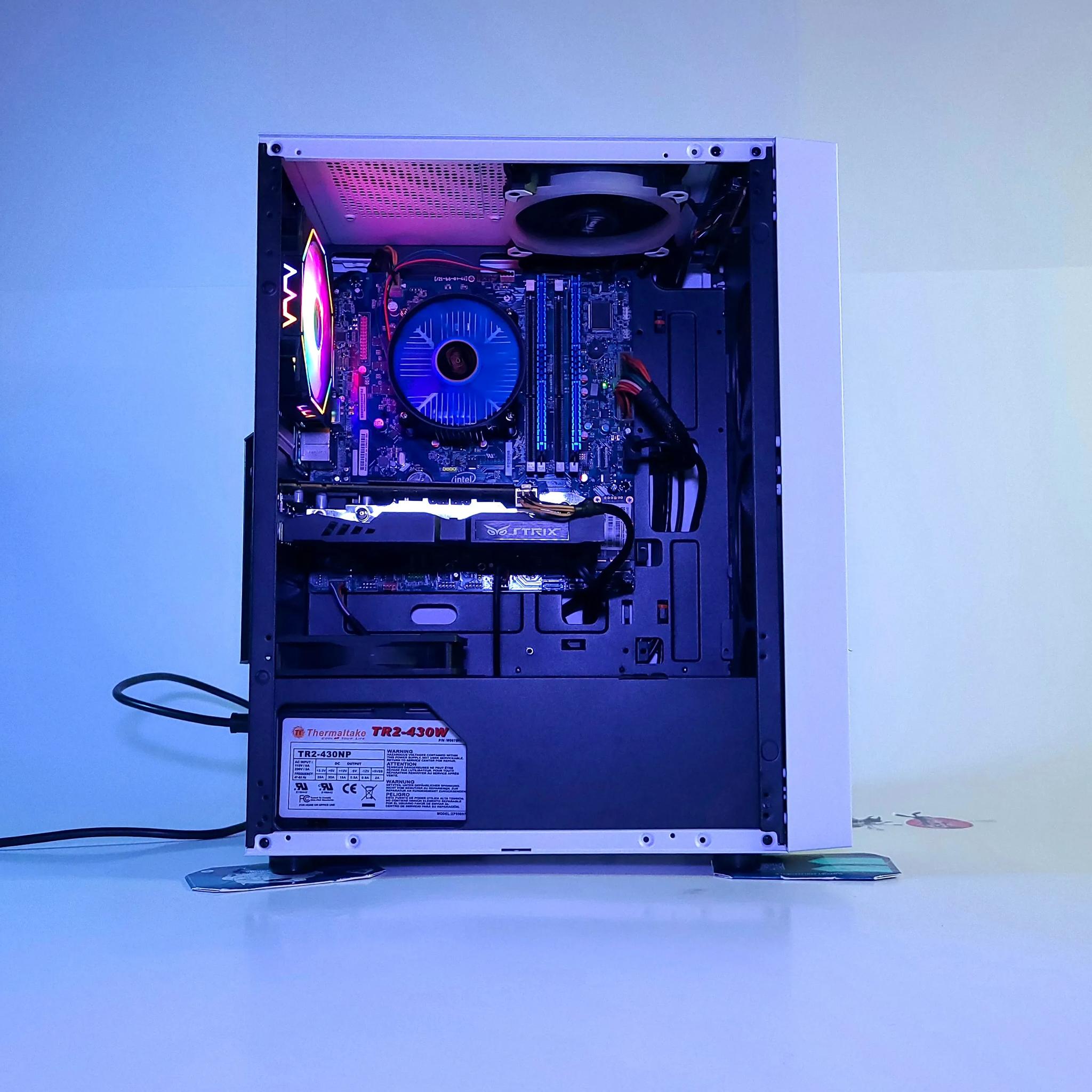 Fre Elo.1 Gaming PC GTX Windows 10 Intel i5 600GB Desktop Powerstation